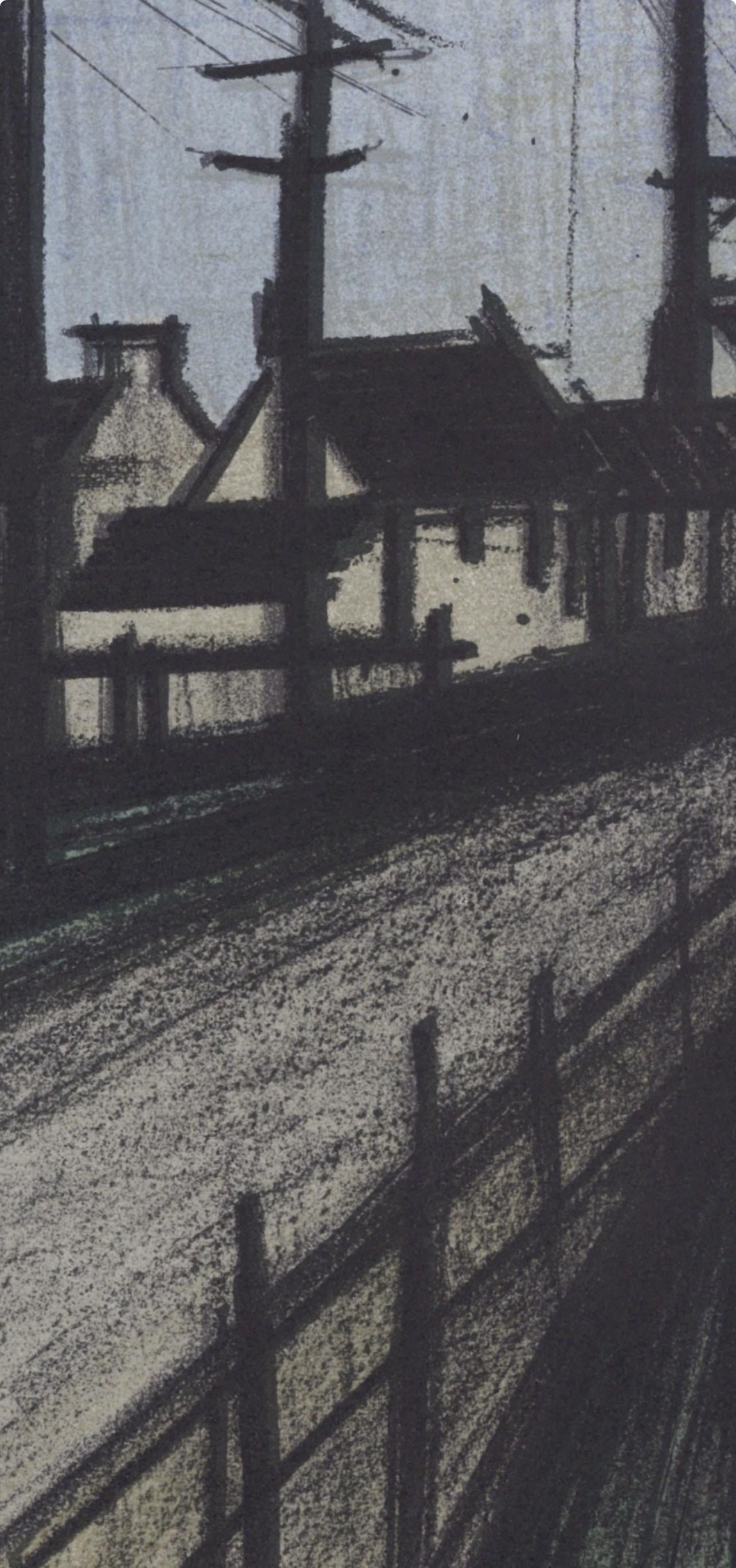 Lithograph - Bernard Buffet - La route du village - Lithographs 1952-1966 - 2