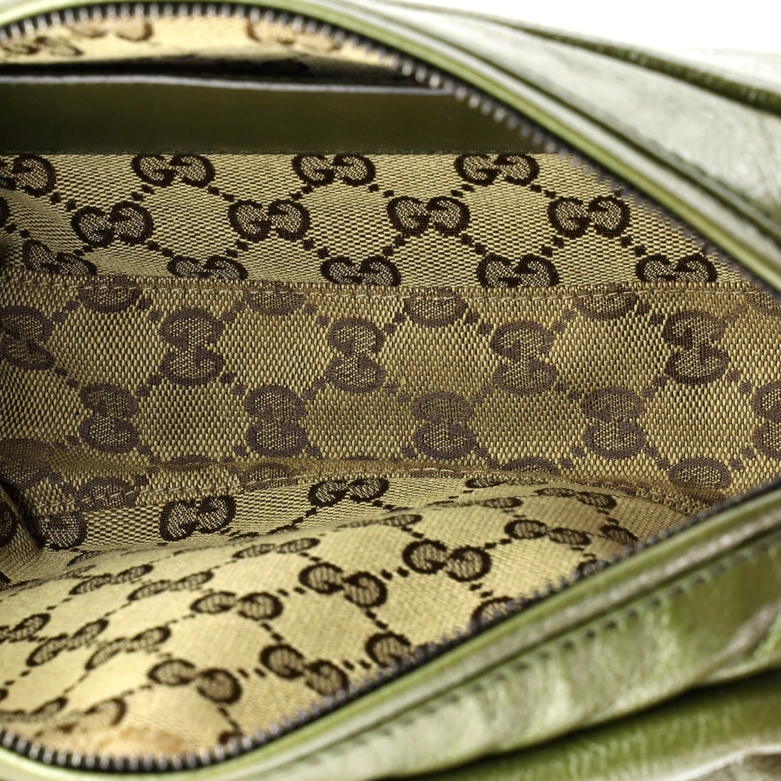 Leather Gucci Tonal Double G Shoulder Bag - 5