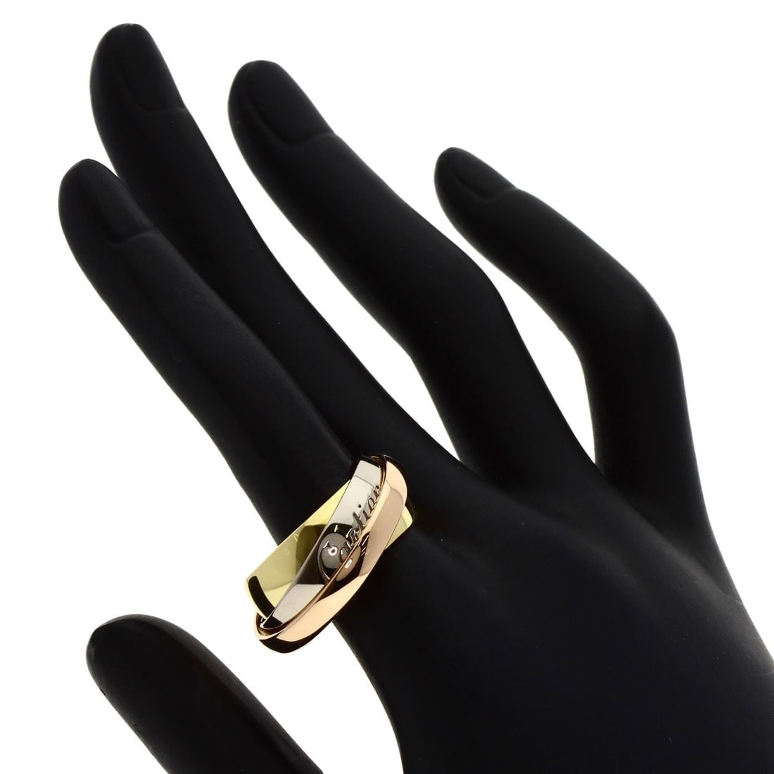 Gold CARTIER Trinity Must Essence #59 Ring K18 Yellow Gold K18 White - 5