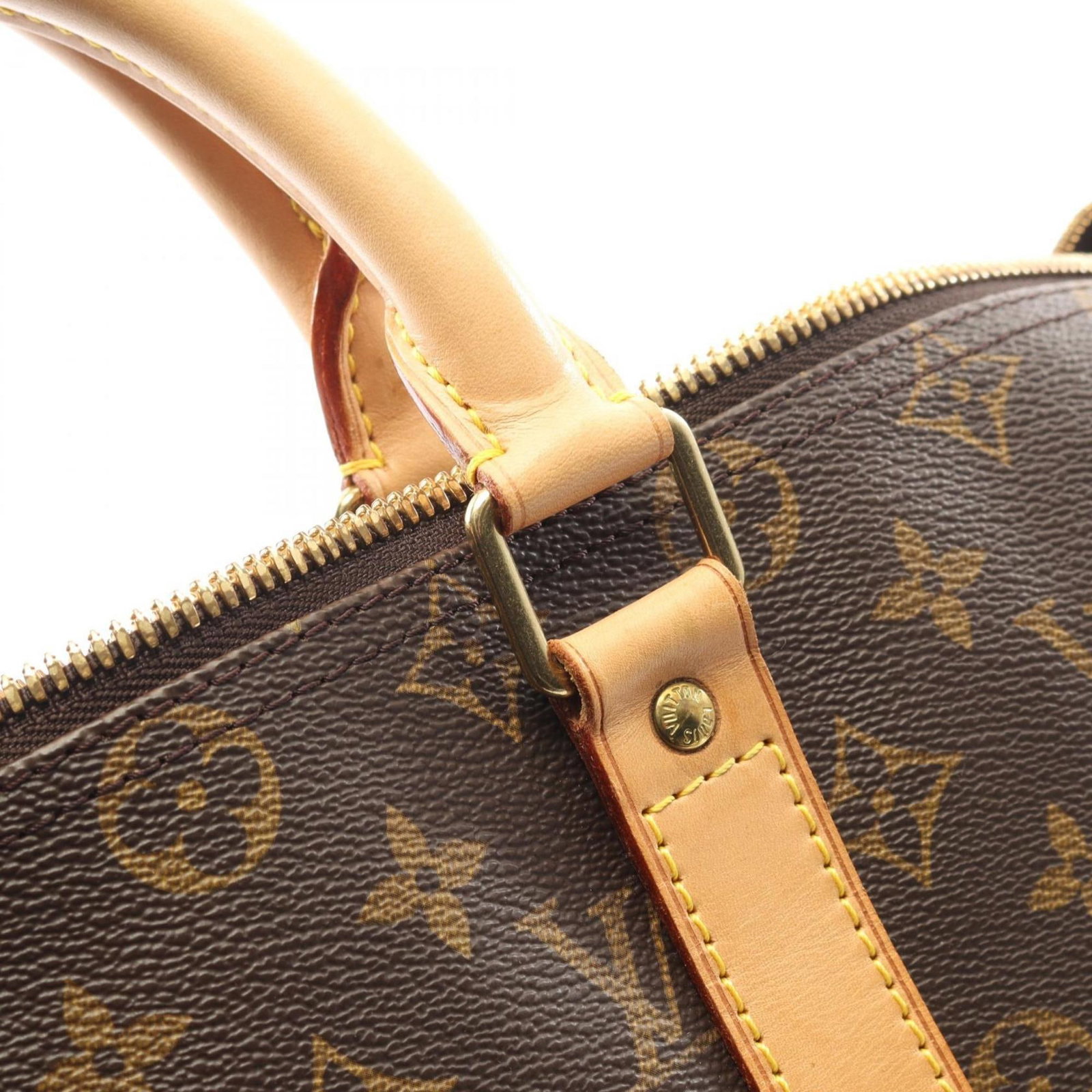 Leather - Louis Vuitton Boston Bag Coated Canvas - 10