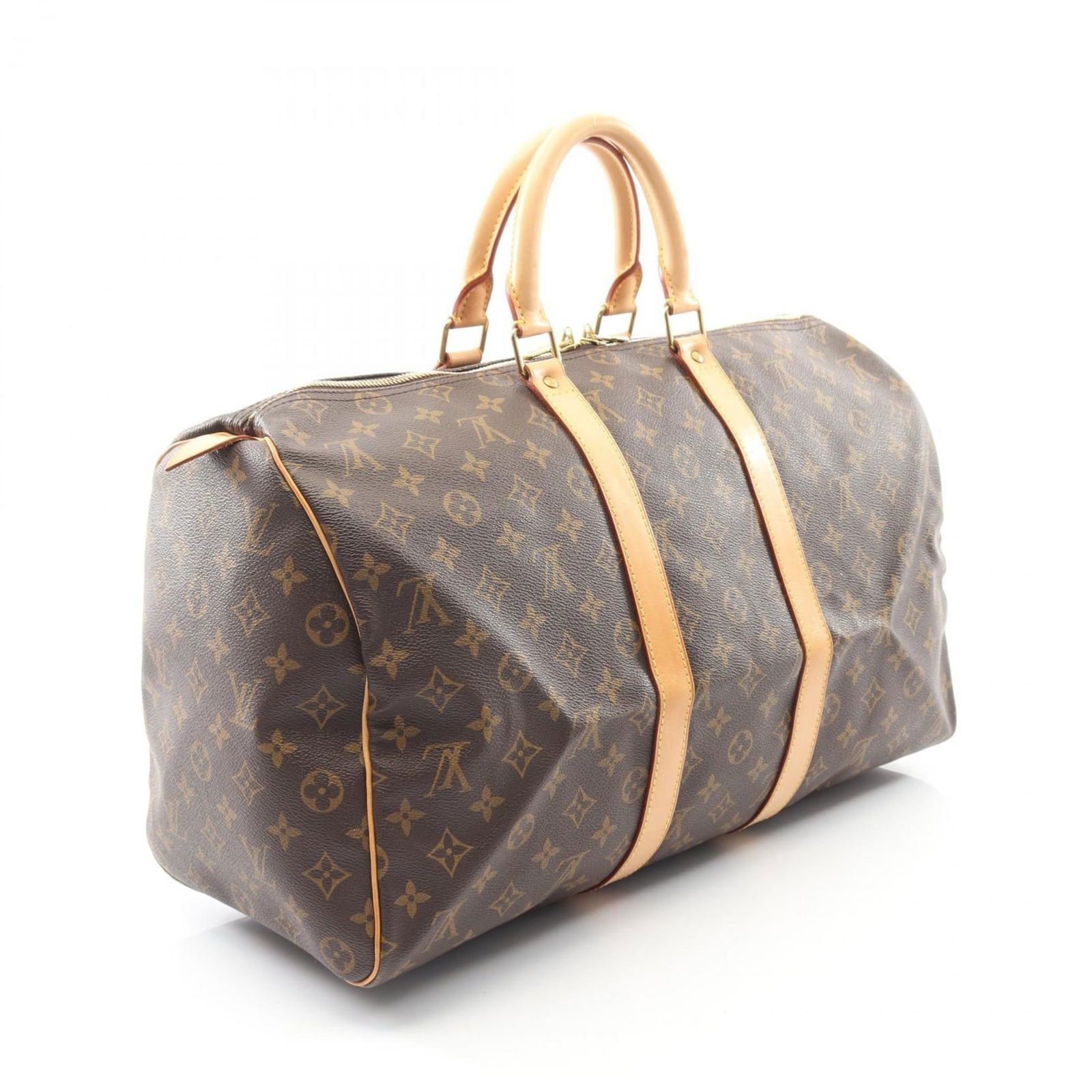 Leather - Louis Vuitton Boston Bag Coated Canvas - 2