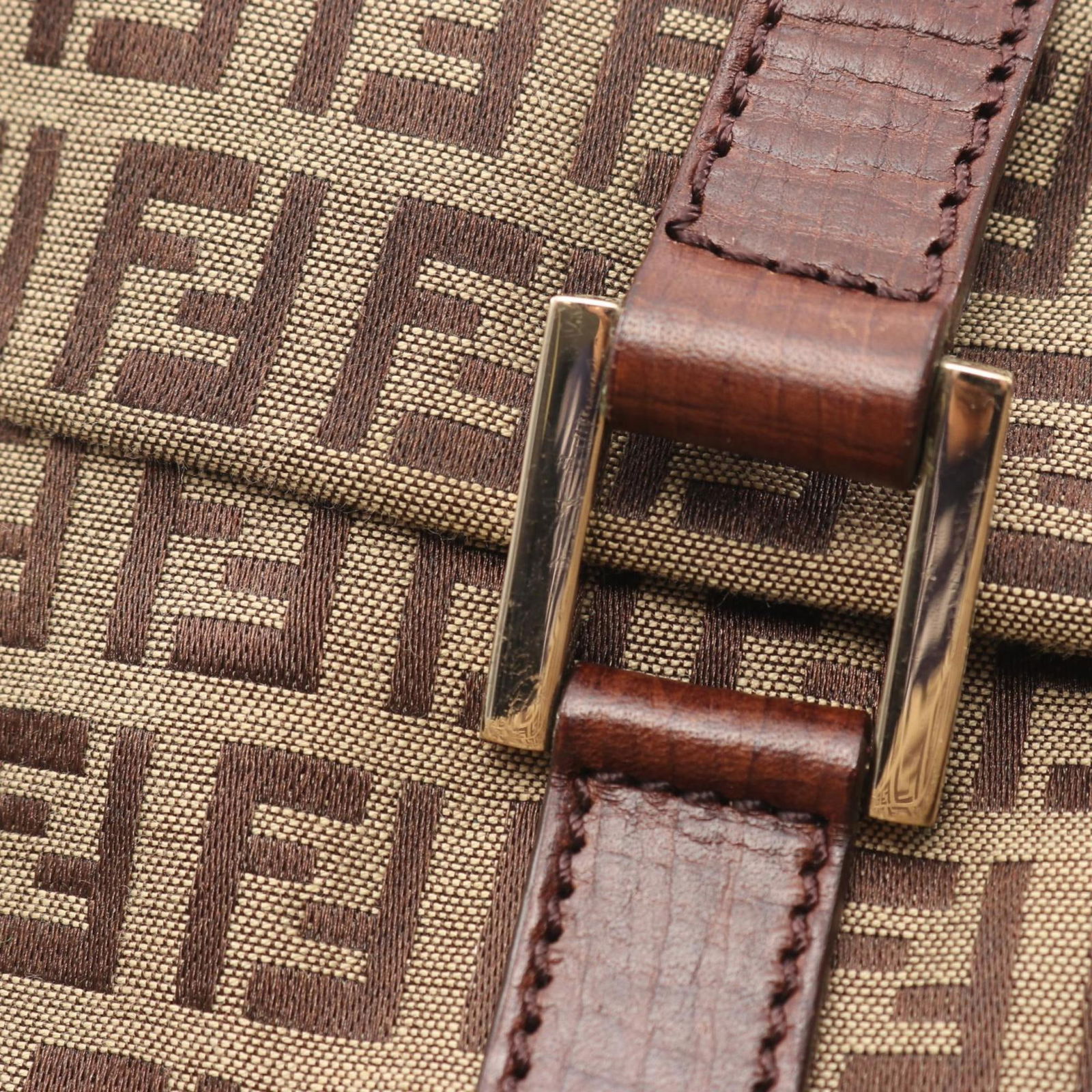 Leather - Fendi Handbag Canvas - 7