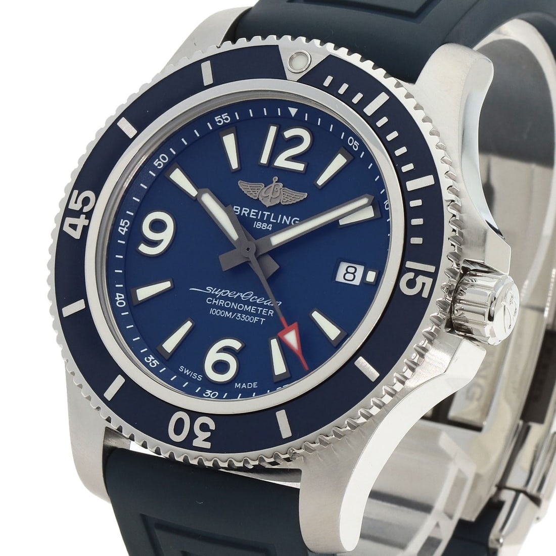 Rubber BREITLING Super Ocean 44 Watches A17367 Stainless Steel/ - 3