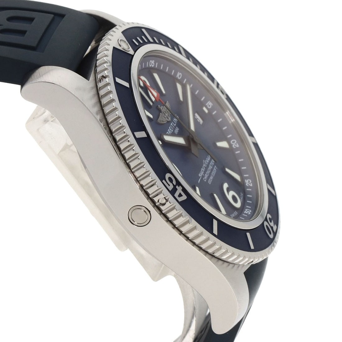 Rubber BREITLING Super Ocean 44 Watches A17367 Stainless Steel/ - 6
