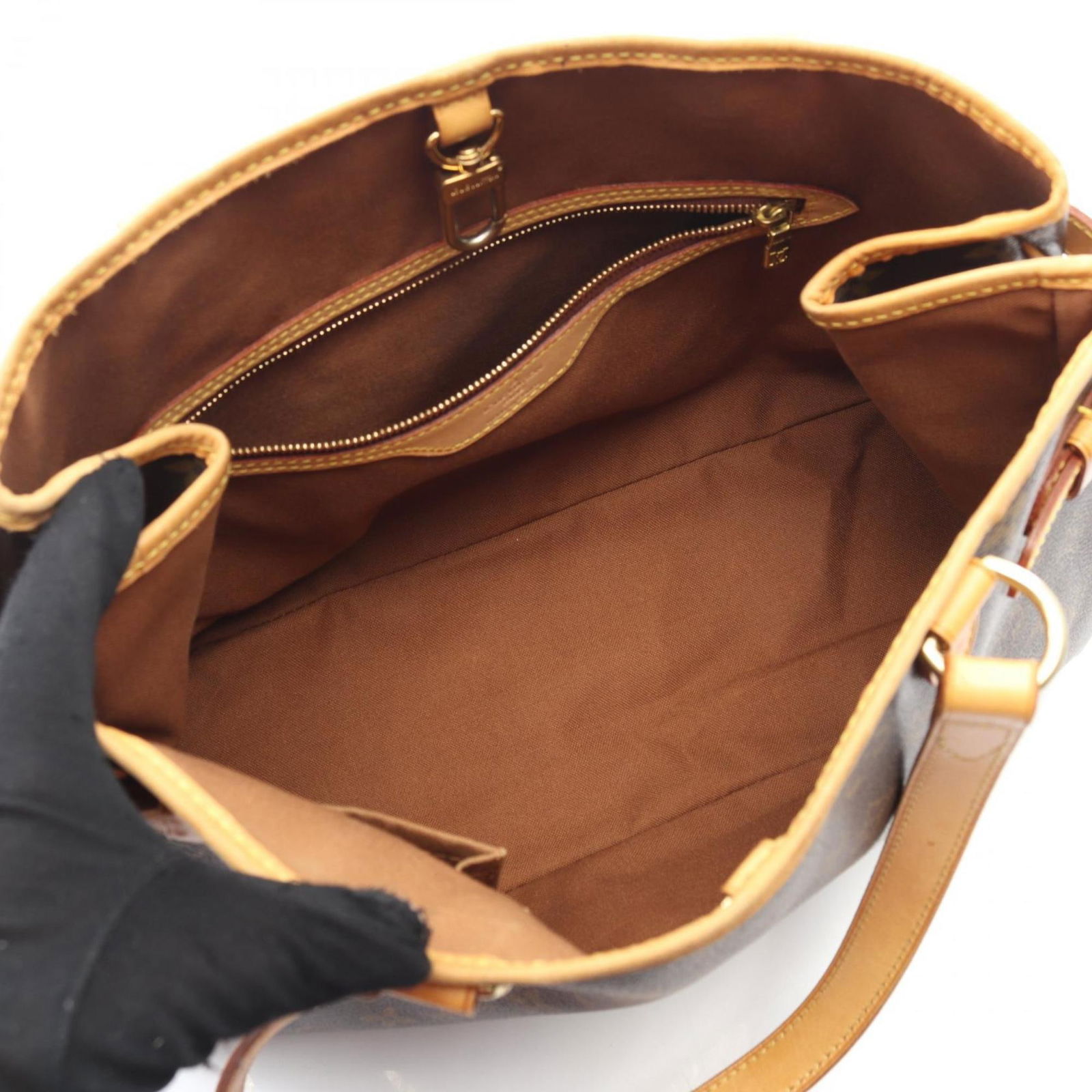 Leather - Louis Vuitton Shoulder Bag Coated Canvas - Pvc - Monogram - 3