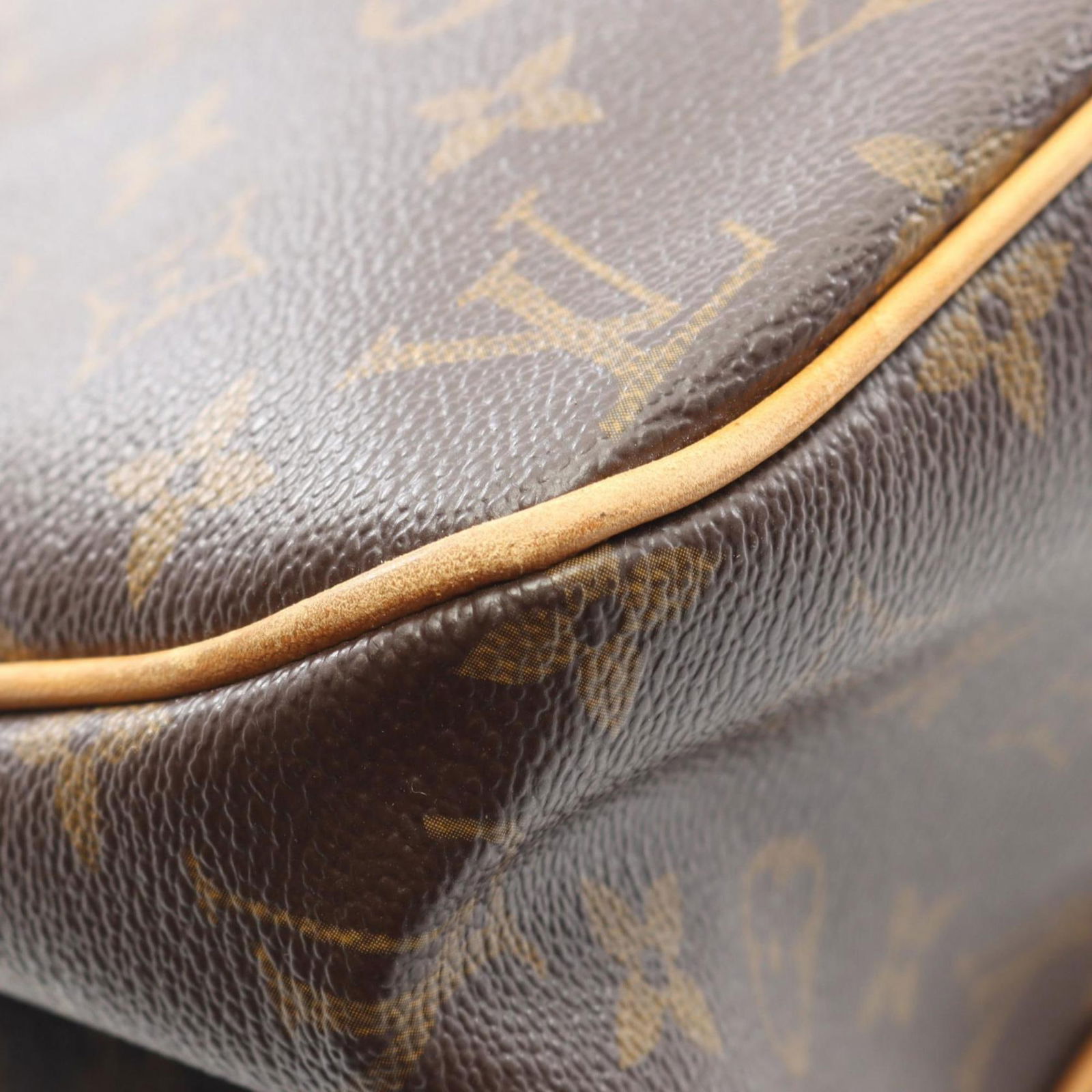 Leather - Louis Vuitton Shoulder Bag Coated Canvas - Pvc - Monogram - 7