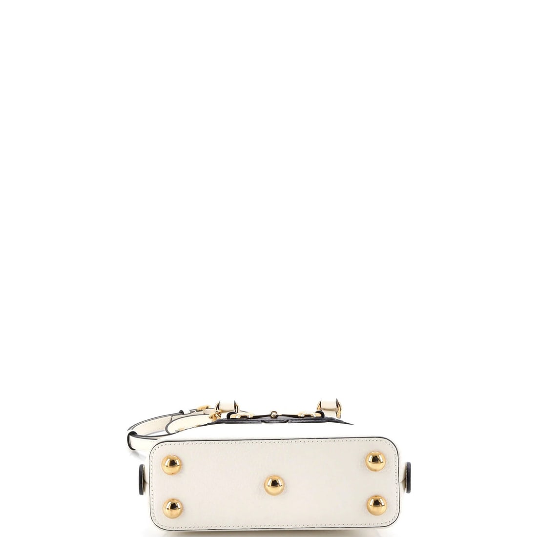 Mini Gucci x Adidas Horsebit 1955 Top Handle Bag Leather with Applique - 4