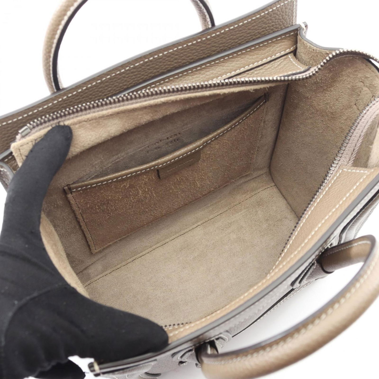 Leather Celine Handbag - 3