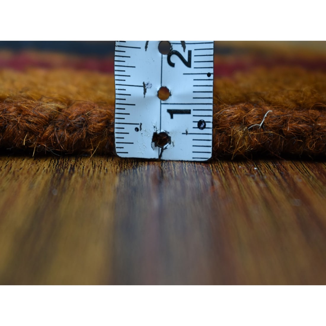 Rug 3'9"x6'3" Geometric Design Hand Made Wool Colorful Afghan Village - 4