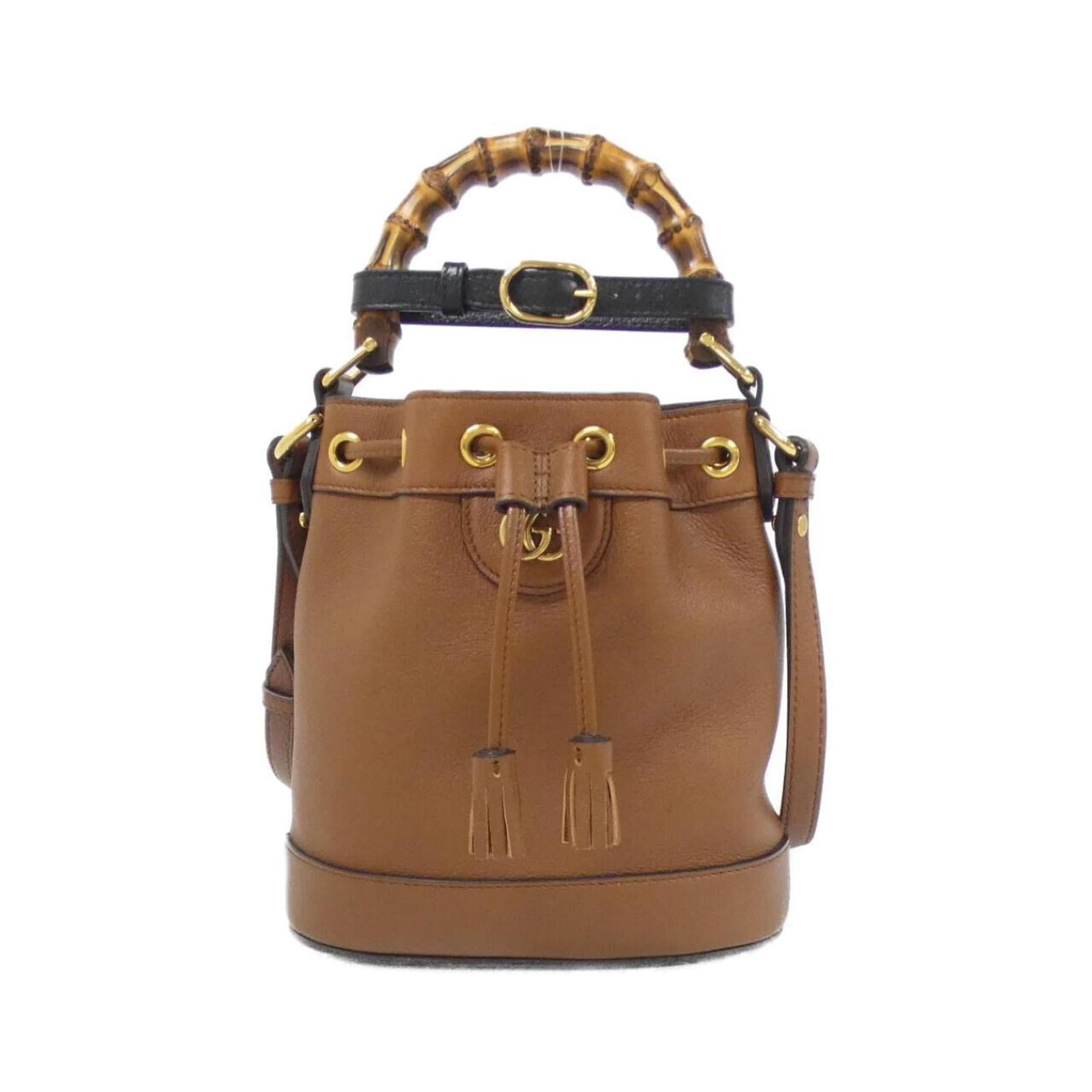 Leather Gucci Handbag: Leather Gucci Handbag This listing features Leather Gucci Handbag. Item specifics are provided below. Item Specifics: Brand: Gucci Type: Handbag Material: Leather Color: Brown Hardware Color: Gold Gen