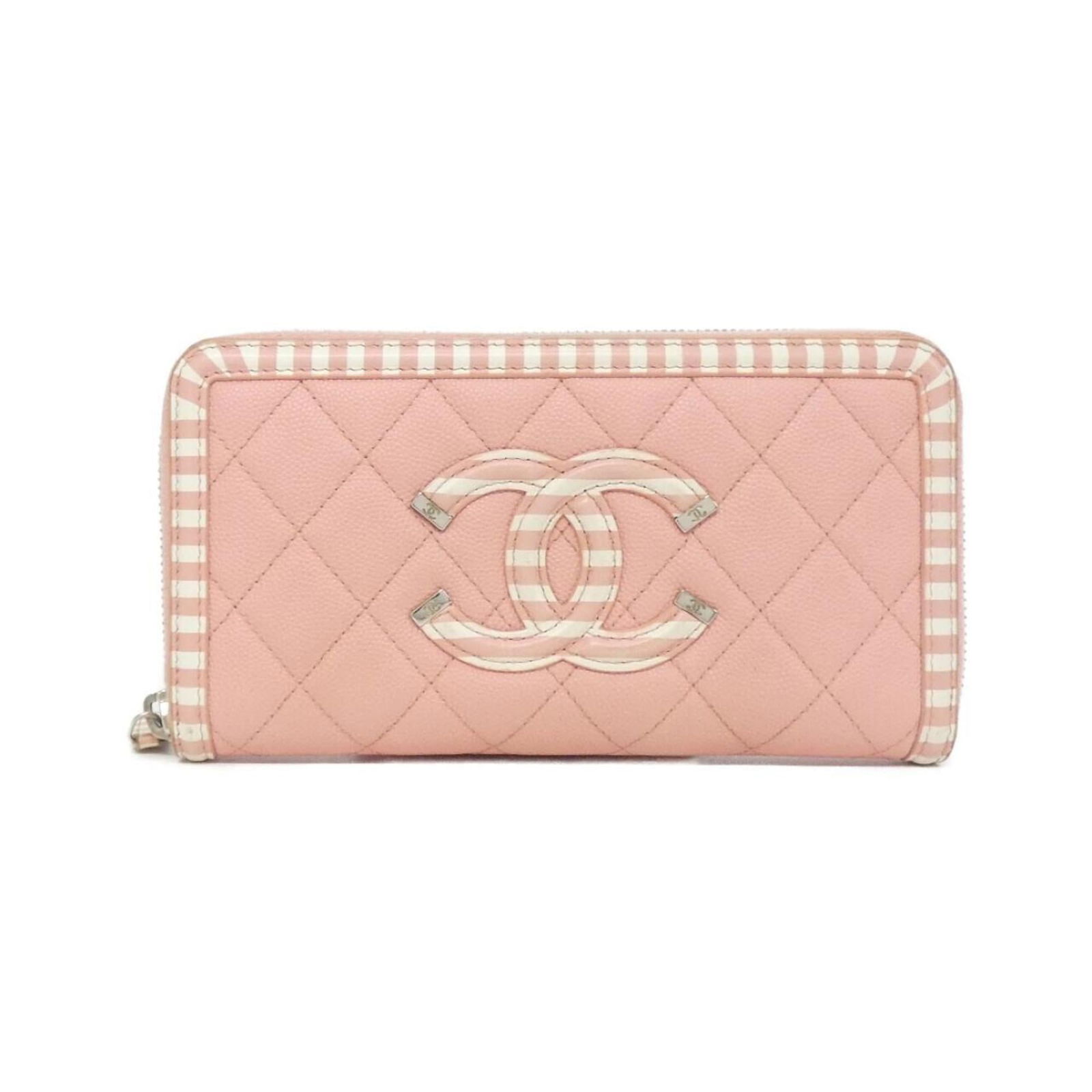 Calfskin Chanel Long Wallet (Bi-Fold) Grained: Calfskin Chanel Long Wallet (Bi-Fold) Grained This listing features Calfskin Chanel Long Wallet (Bi-Fold) Grained. Item specifics are provided below. Item Specifics: Brand: Chanel Type: Long Wallet