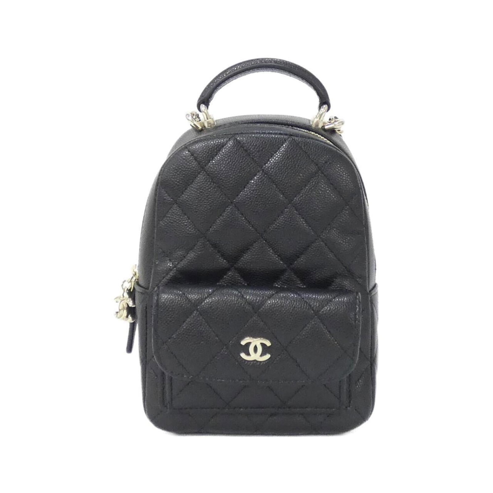 Calfskin Chanel Backpack Grained: Calfskin Chanel Backpack Grained This listing features Calfskin Chanel Backpack Grained. Item specifics are provided below. Item Specifics: Brand: Chanel Type: Backpack Material: Grained Calfskin Colo