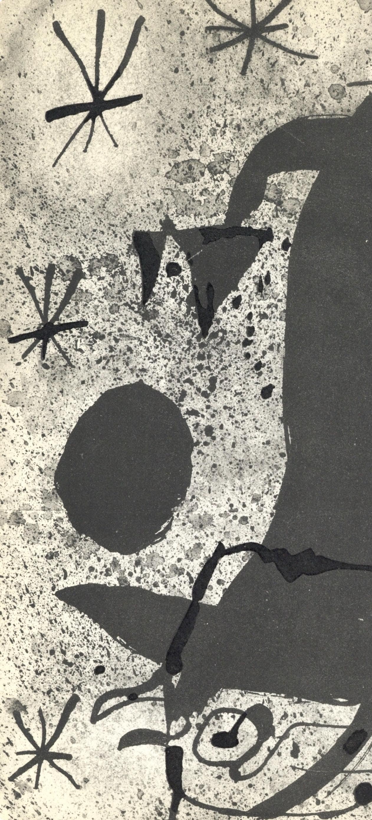 Lithograph - Joan Mir - L'Oiseau solaire - L'Oiseau lunaire - tincelles (Cramer 117; Dupin 447-48) - 2