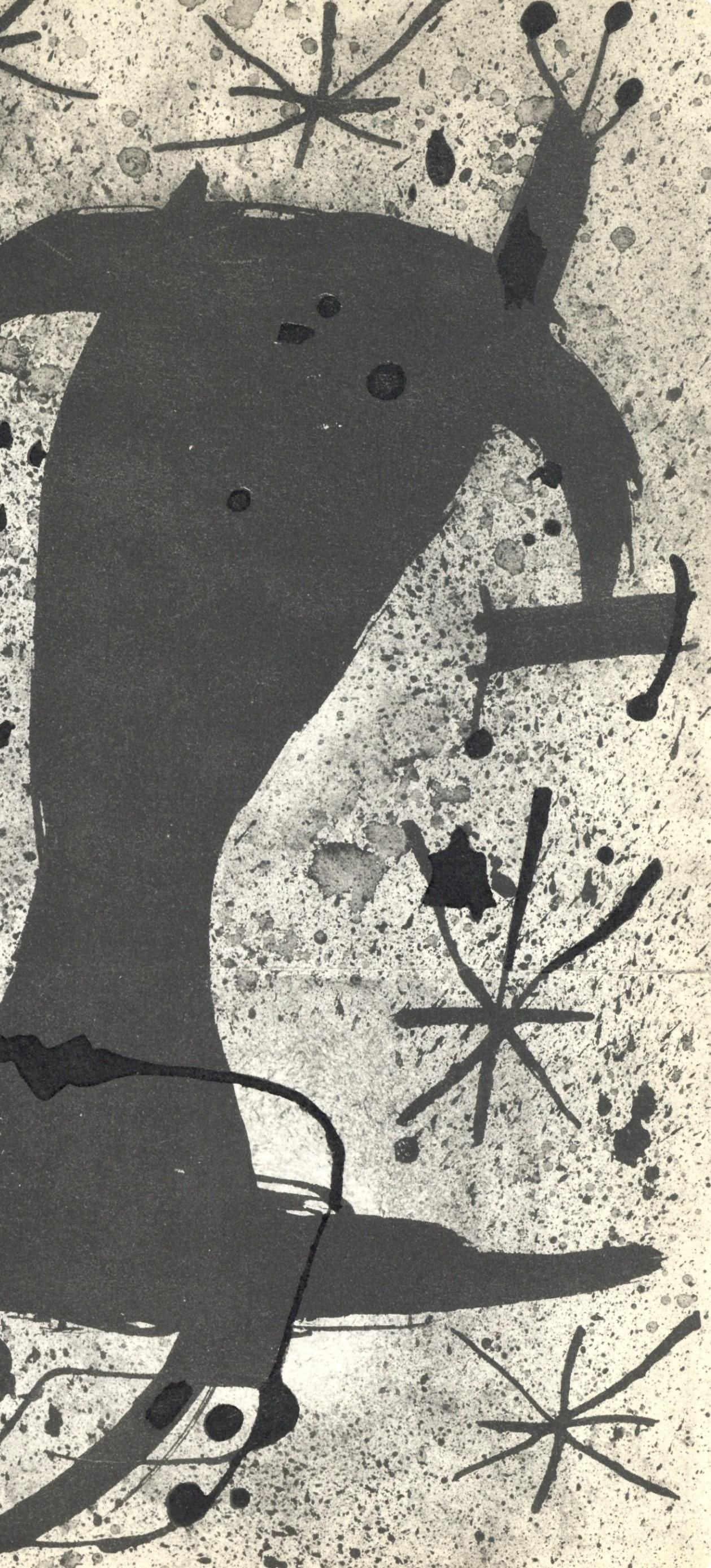 Lithograph - Joan Mir - L'Oiseau solaire - L'Oiseau lunaire - tincelles (Cramer 117; Dupin 447-48) - 4