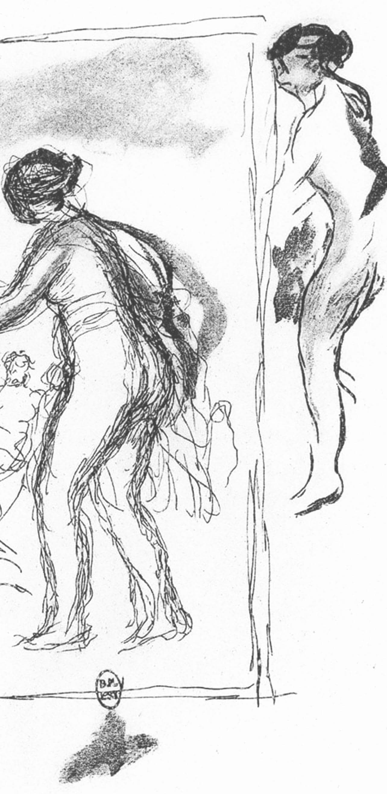 Lithograph - Pierre-Auguste Renoir - Femme au cep de vigne - Les Lithographies de Renoir - 3