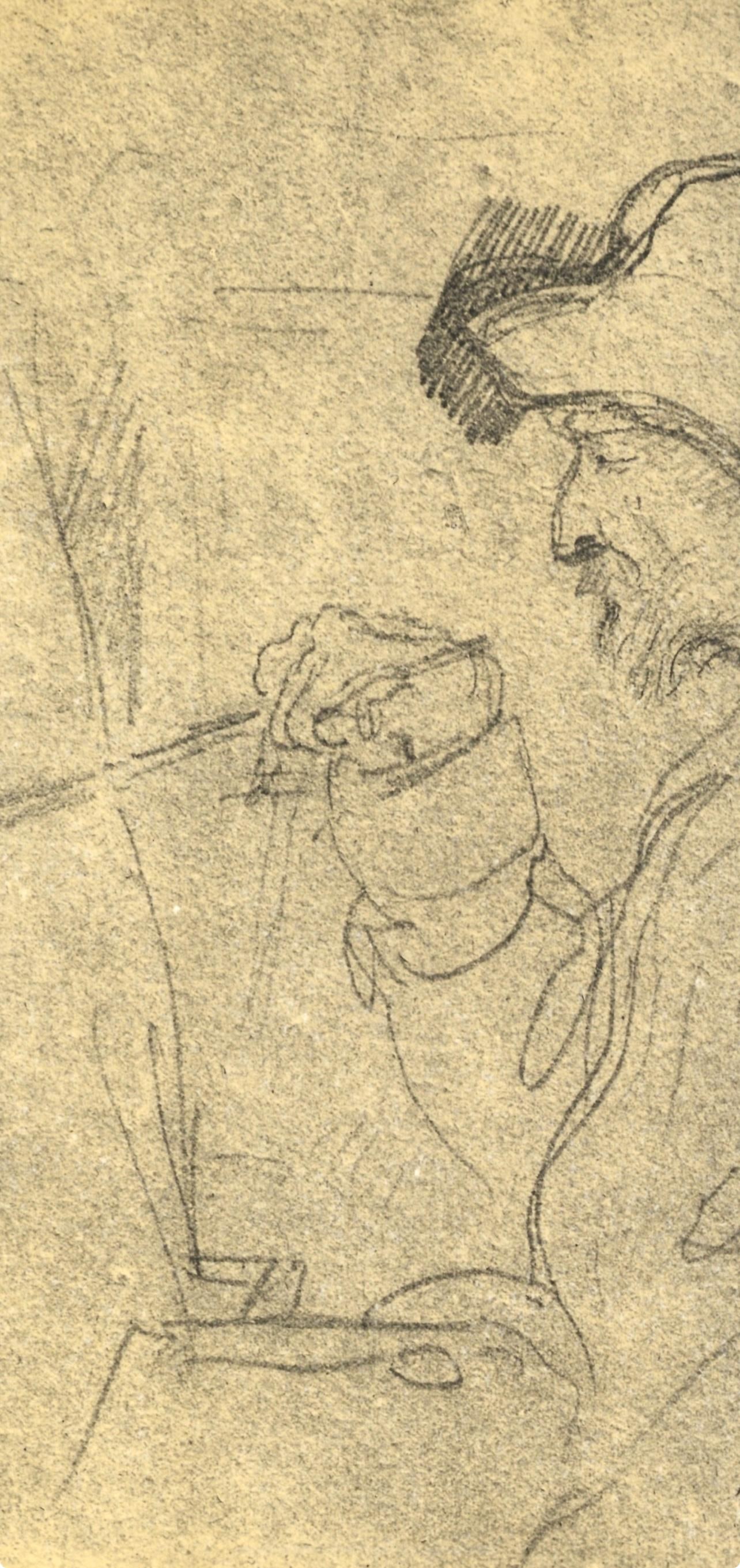 Lithograph - Albert Andr - Portrait de Auguste Renoir - Les Lithographies de Renoir - 3