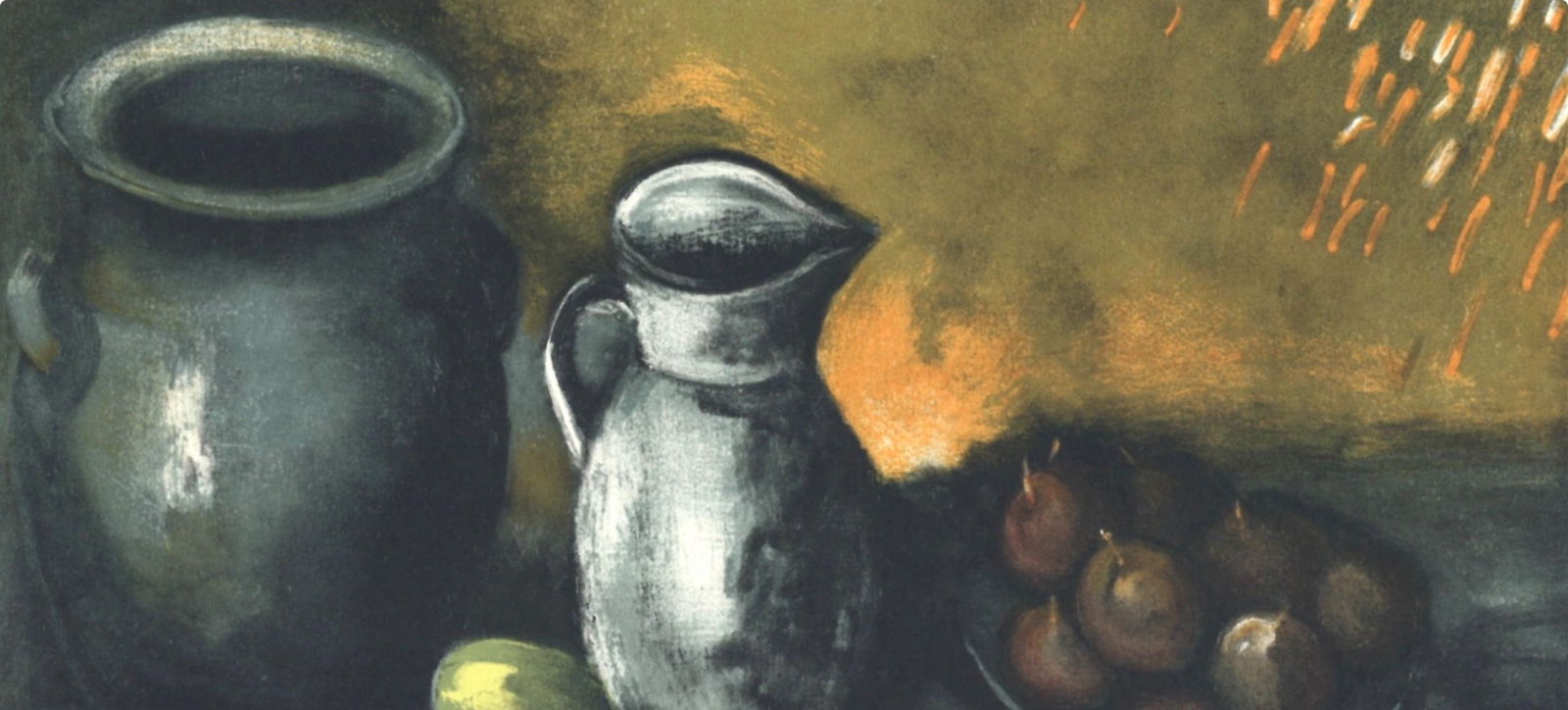Lithograph - Maurice de Vlaminck - Nature morte au pots - Vlaminck - Signed - 3