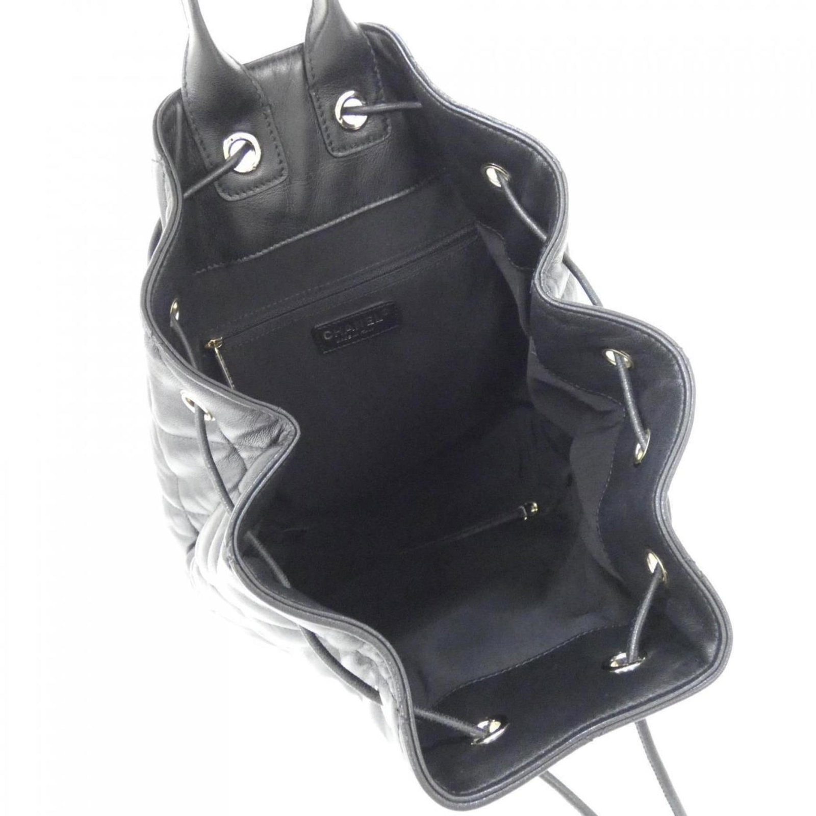 Leather Chanel Backpack - 8