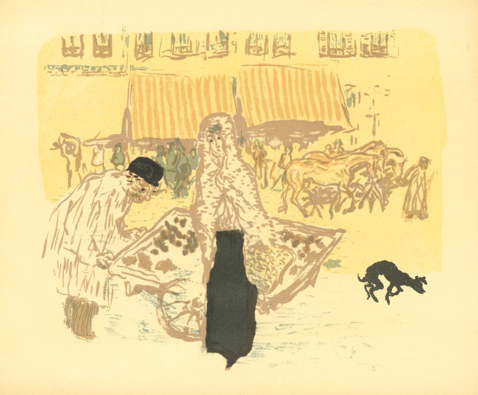 Lithograph - Pierre Bonnard - Marchand des quatre-saisons - Bonnard Lithographe - 5