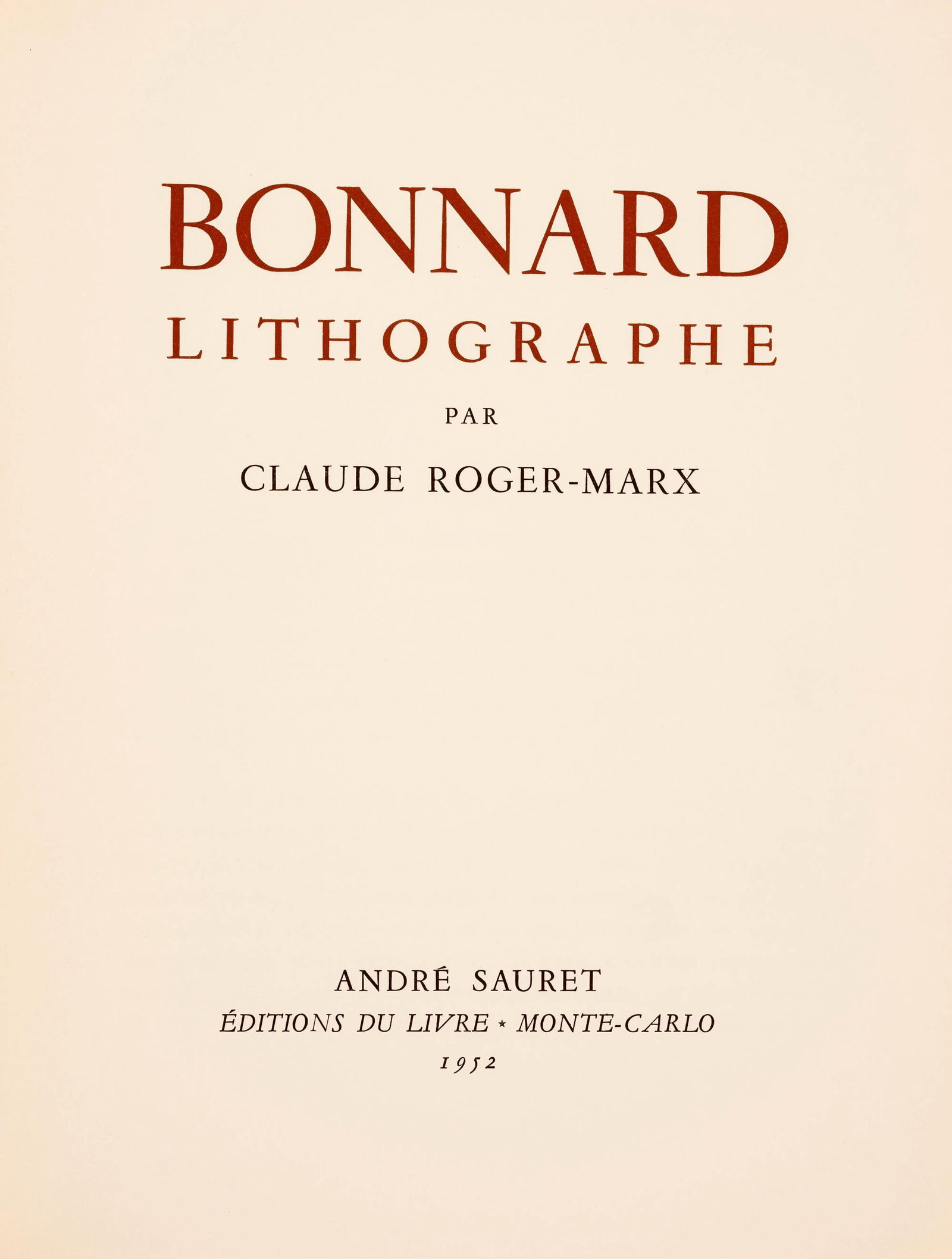 Lithograph - Pierre Bonnard - Marchand des quatre-saisons - Bonnard Lithographe - 6