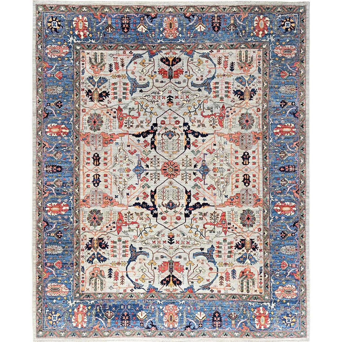 Rug 12'x14'10" Cloud Gray Aryana Grade High Mountain Wool Hand Knotted: Rug 12'x14'10" Cloud Gray Aryana Grade High Mountain Wool Hand Knotted This listing features Rug 12'x14'10" Cloud Gray Aryana Grade High Mountain Wool Hand Knotted. Item specifics are provided below.