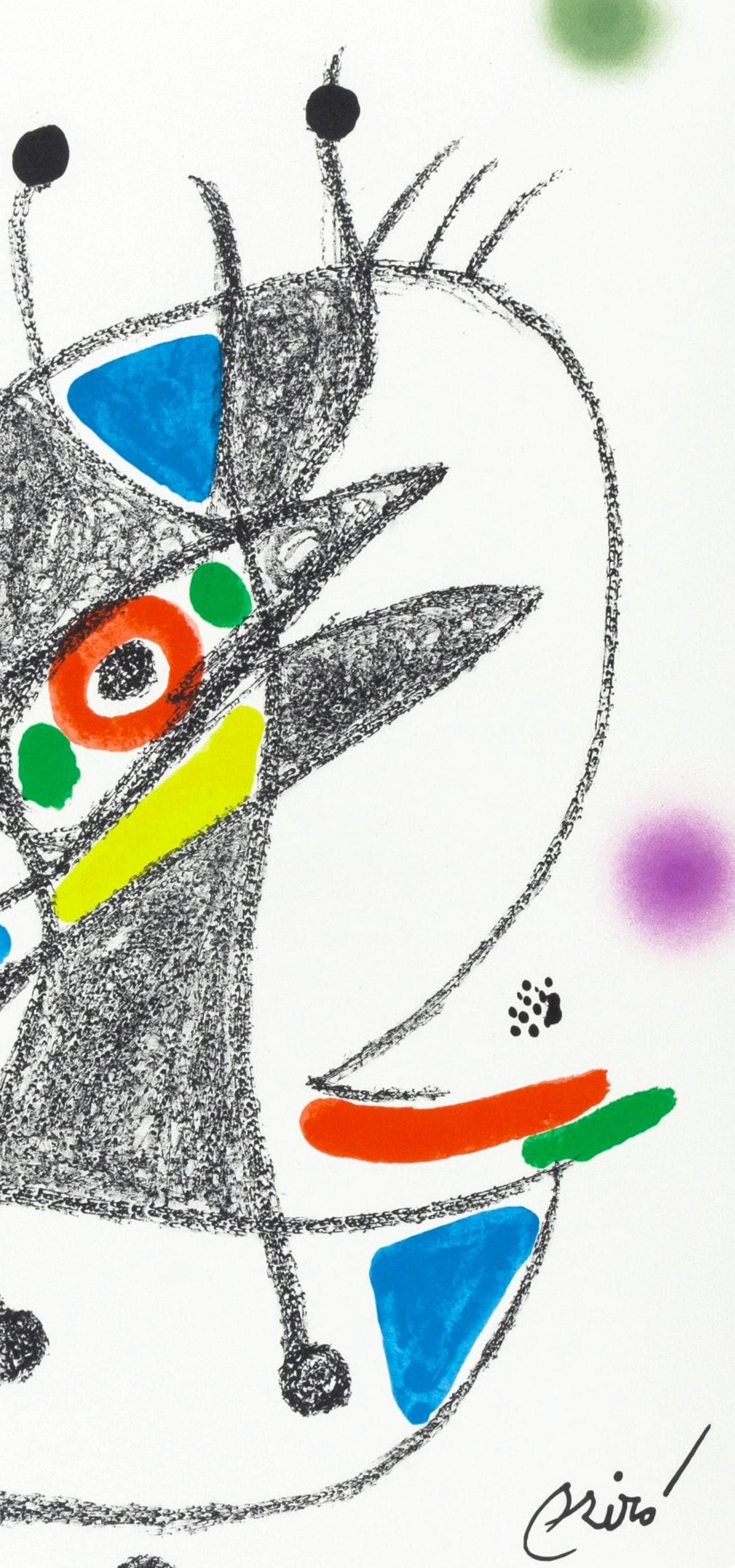 Lithograph - Joan Miro - Composition (Mourlot - 1051-1072) - Maravillas con Variaciones acrsticas - 4