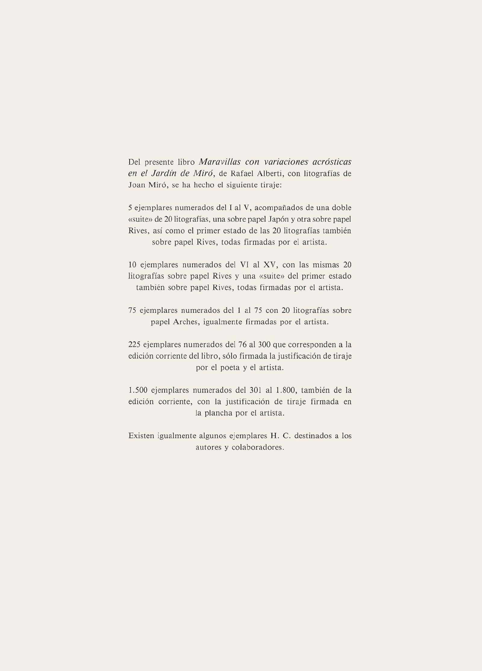 Lithograph - Joan Miro - Composition (Mourlot - 1051-1072) - Maravillas con Variaciones acrsticas - 6