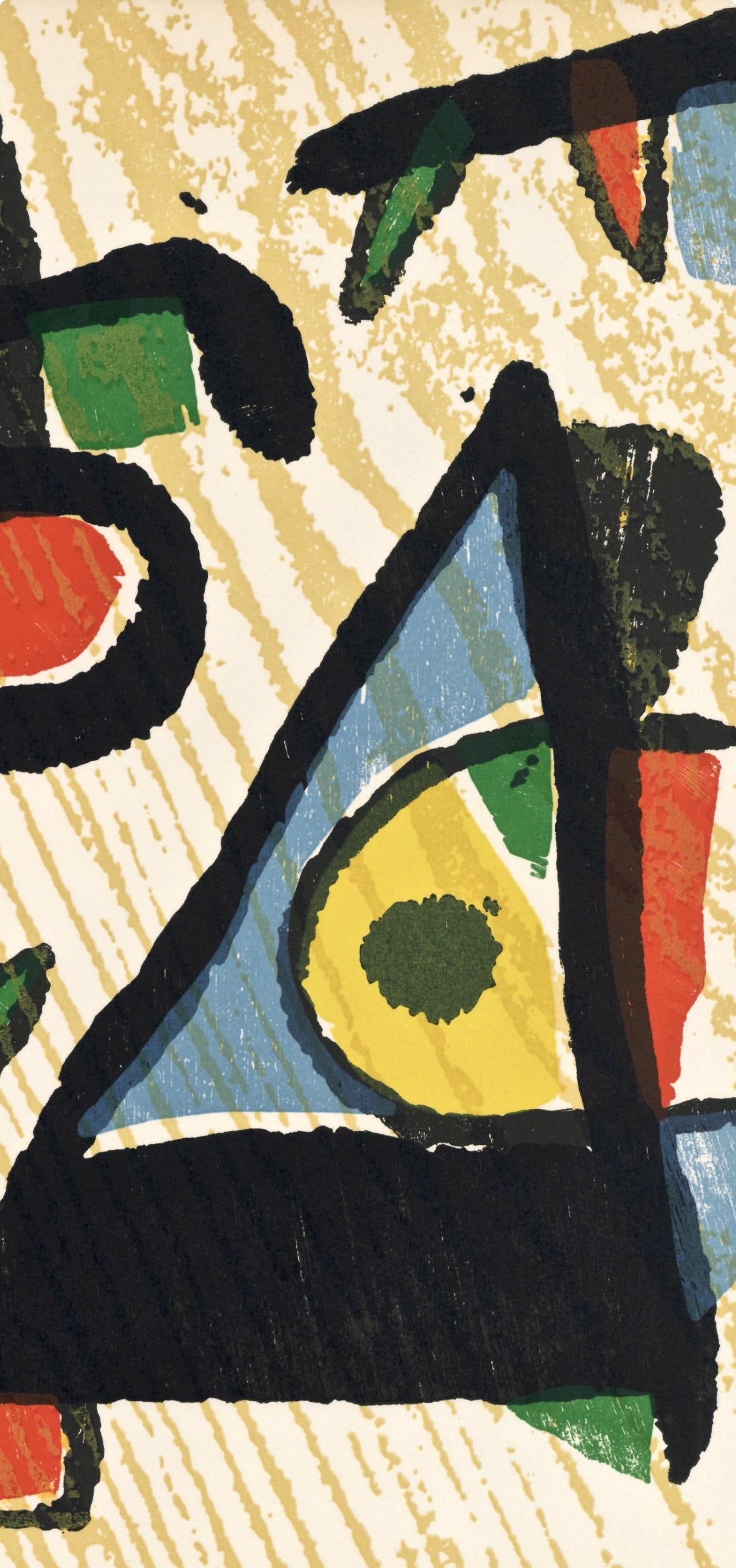 Woodcut - Joan Mir - Composition (Dupin 1291) - Mir Graveur - 3