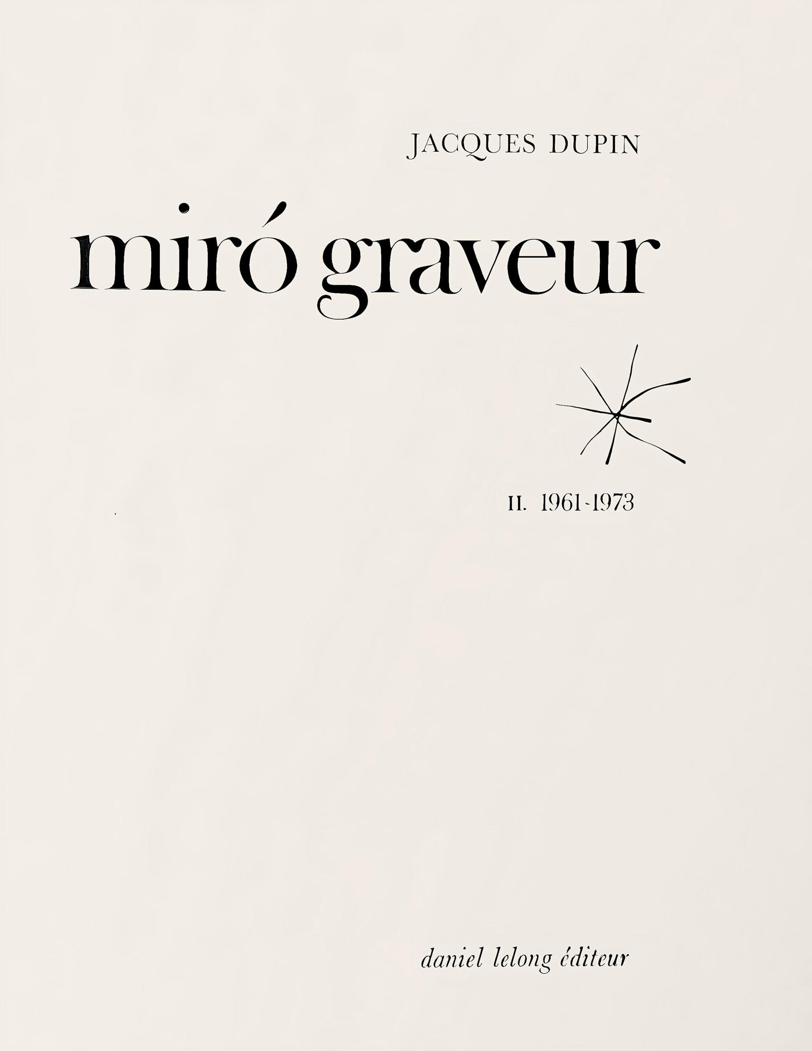 Woodcut - Joan Mir - Composition (Dupin 1291) - Mir Graveur - 6