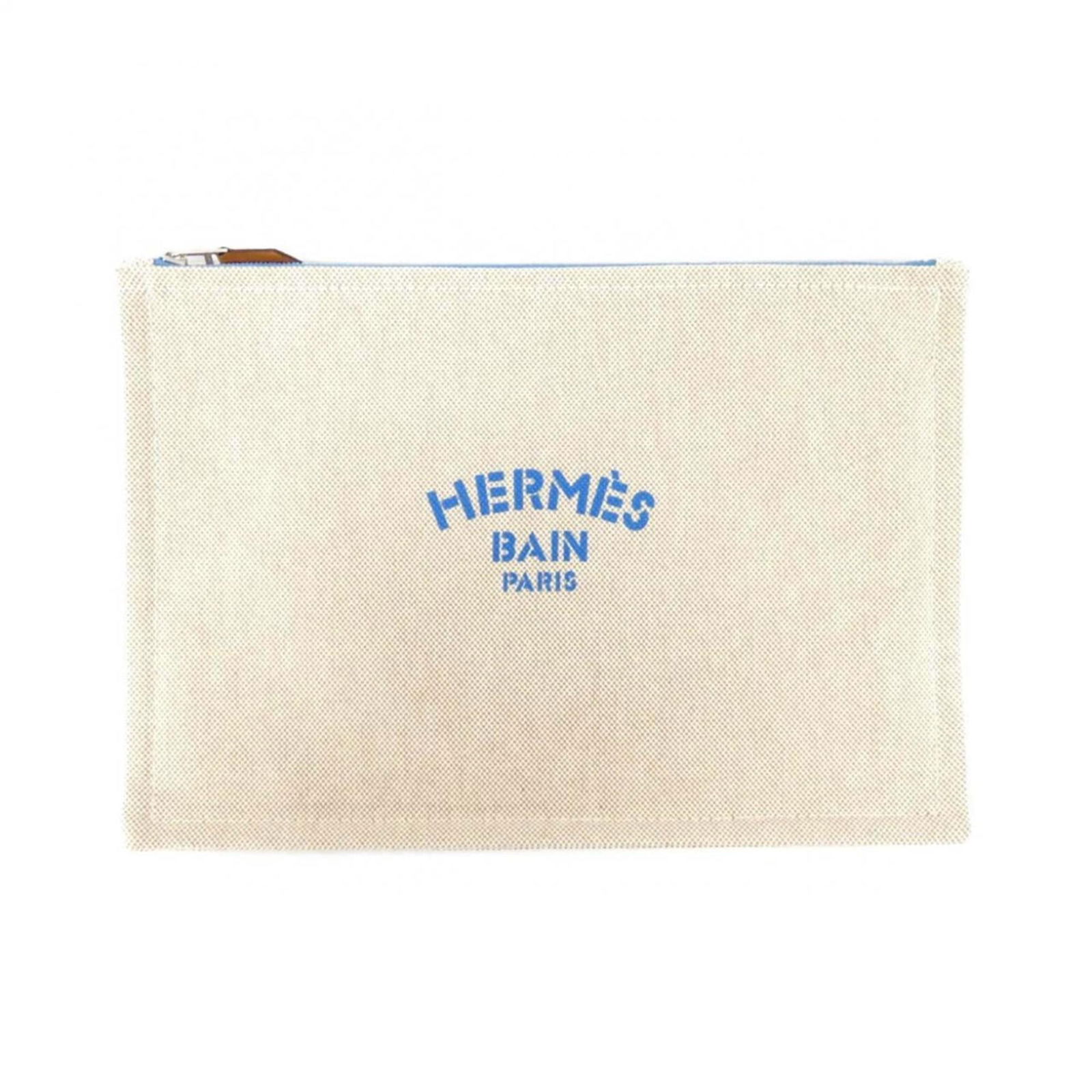 Canvas Hermes Pouch: Canvas Hermes Pouch This listing features Canvas Hermes Pouch. Item specifics are provided below. Item Specifics: Brand: Hermes Type: Pouch Material: Canvas Color: Blue Gender: Women,Men Size (Hxwxd):