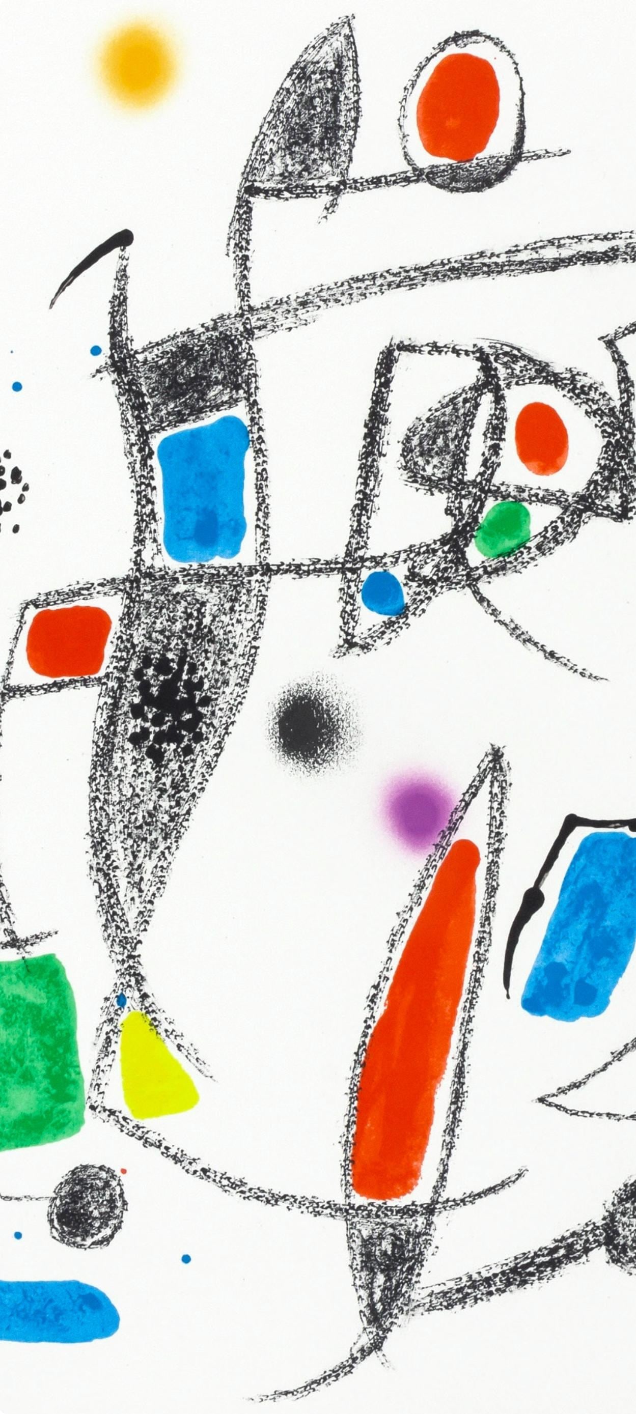 Lithograph - Joan Miro - Composition (Mourlot - 1051-1072) - Maravillas con Variaciones acrsticas - 2