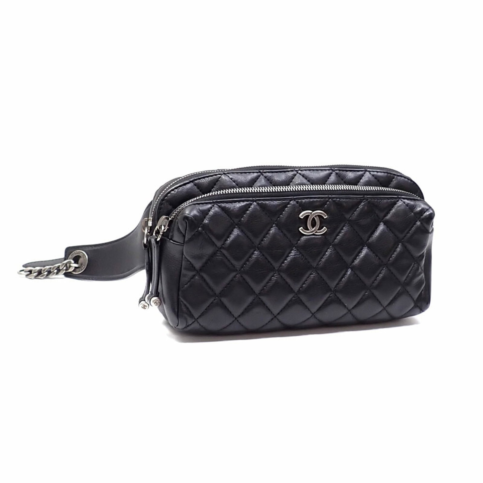 Sling Bag Leather - Chanel Fanny Pack: Sling Bag Leather - Chanel Fanny Pack This listing features Sling Bag Leather - Chanel Fanny Pack. Item specifics are provided below. Item Specifics: Brand: Chanel Type: Fanny Pack, Sling Bag Material