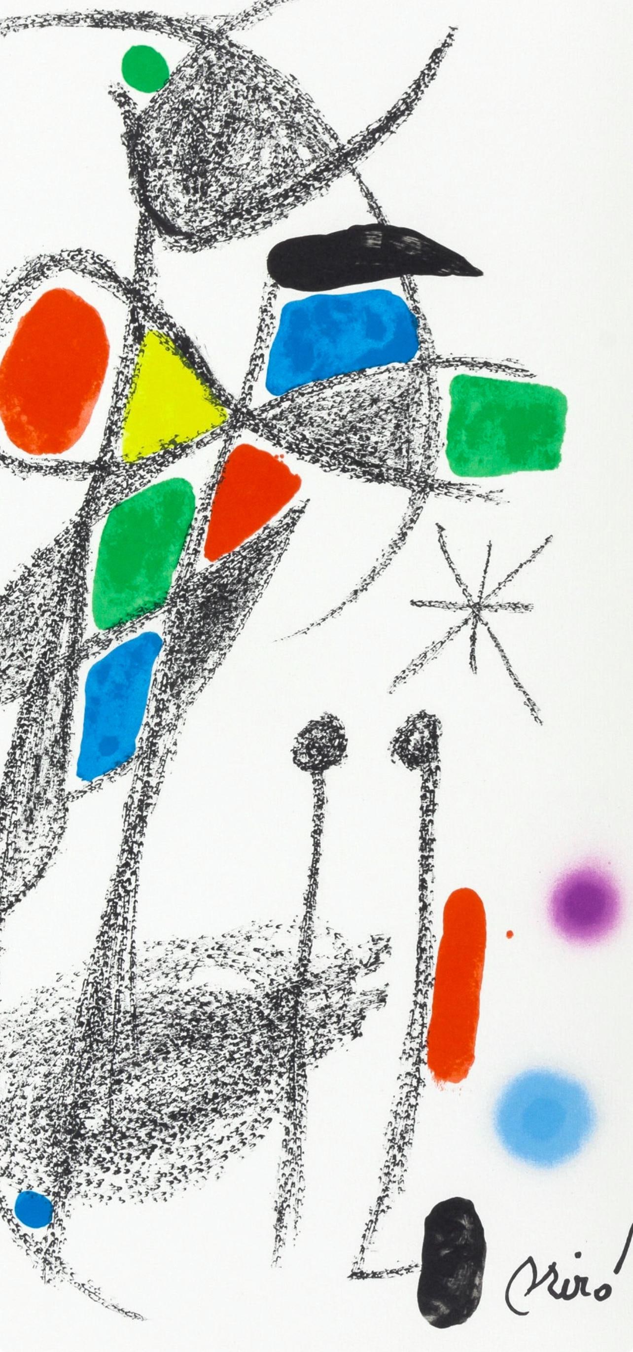Lithograph - Joan Miro - Composition (Mourlot - 1051-1072) - Maravillas con Variaciones acrsticas - 4