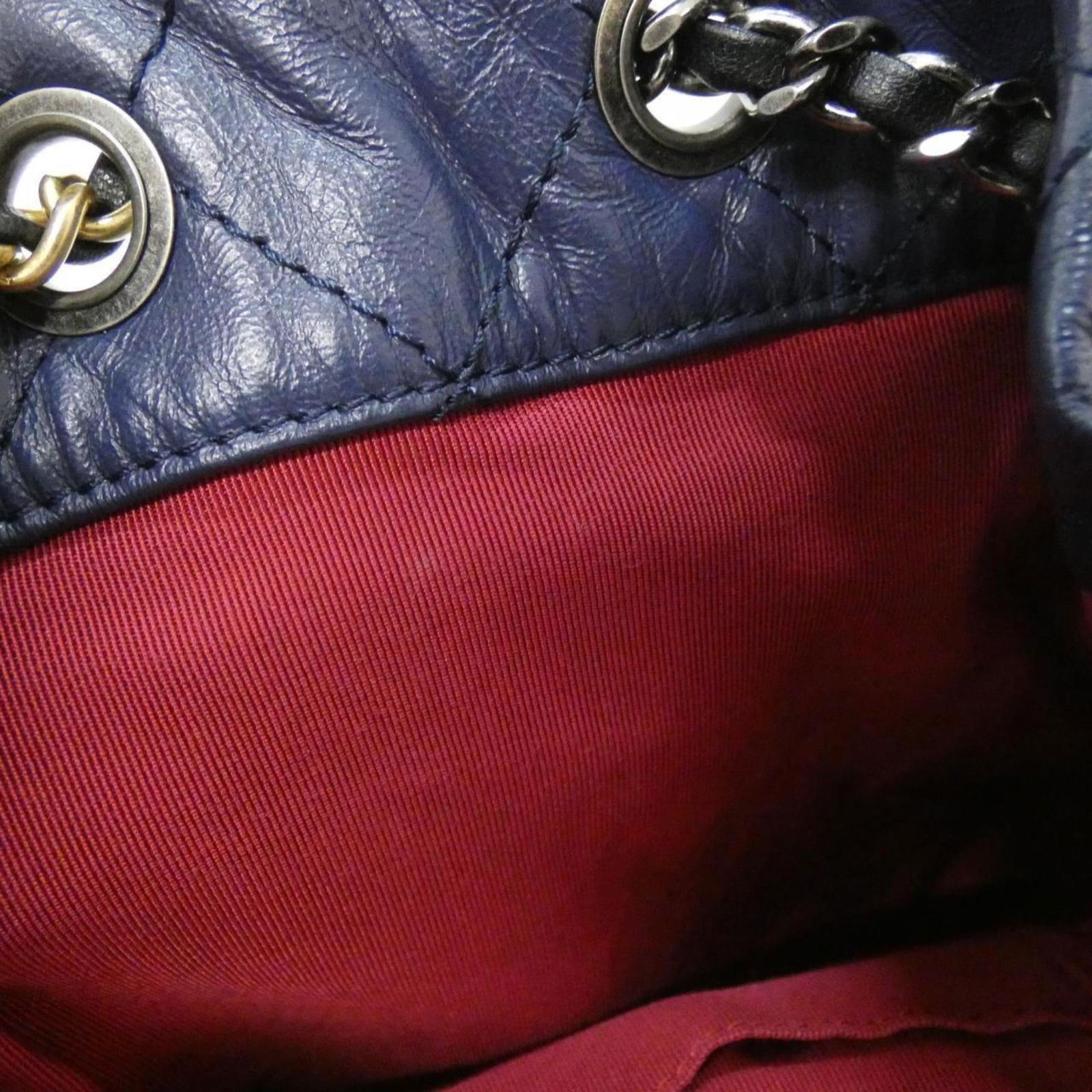 Leather Chanel Backpack - 7