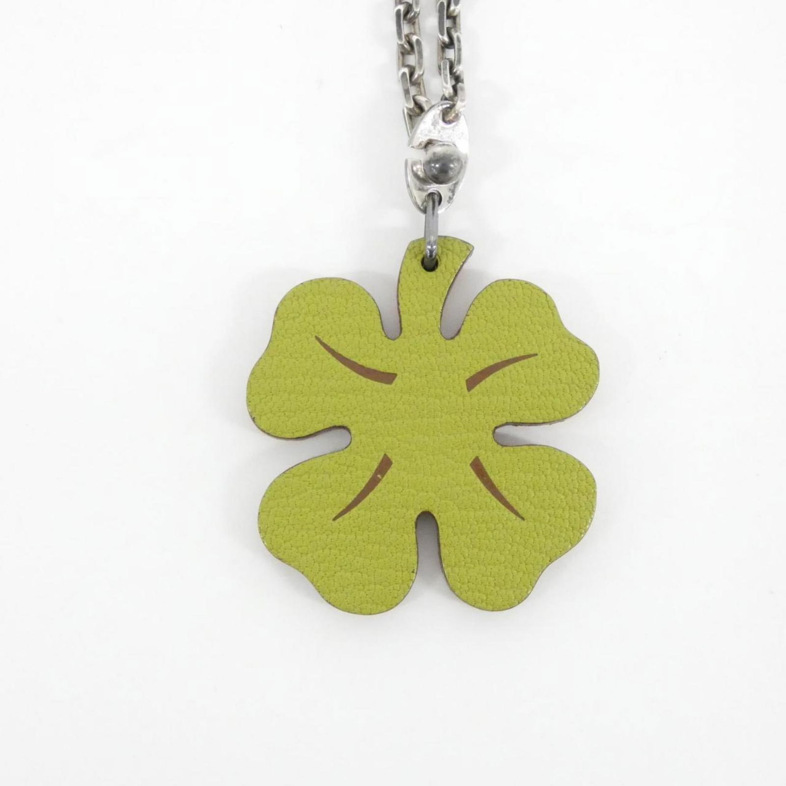 Leather Hermes Keyring Chevre - 2