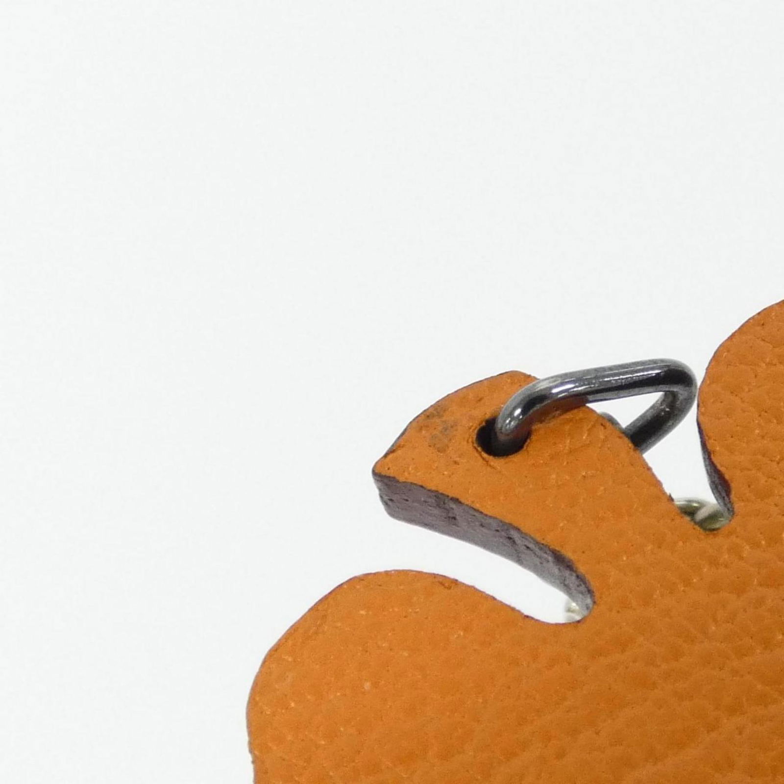 Leather Hermes Keyring Chevre - 4