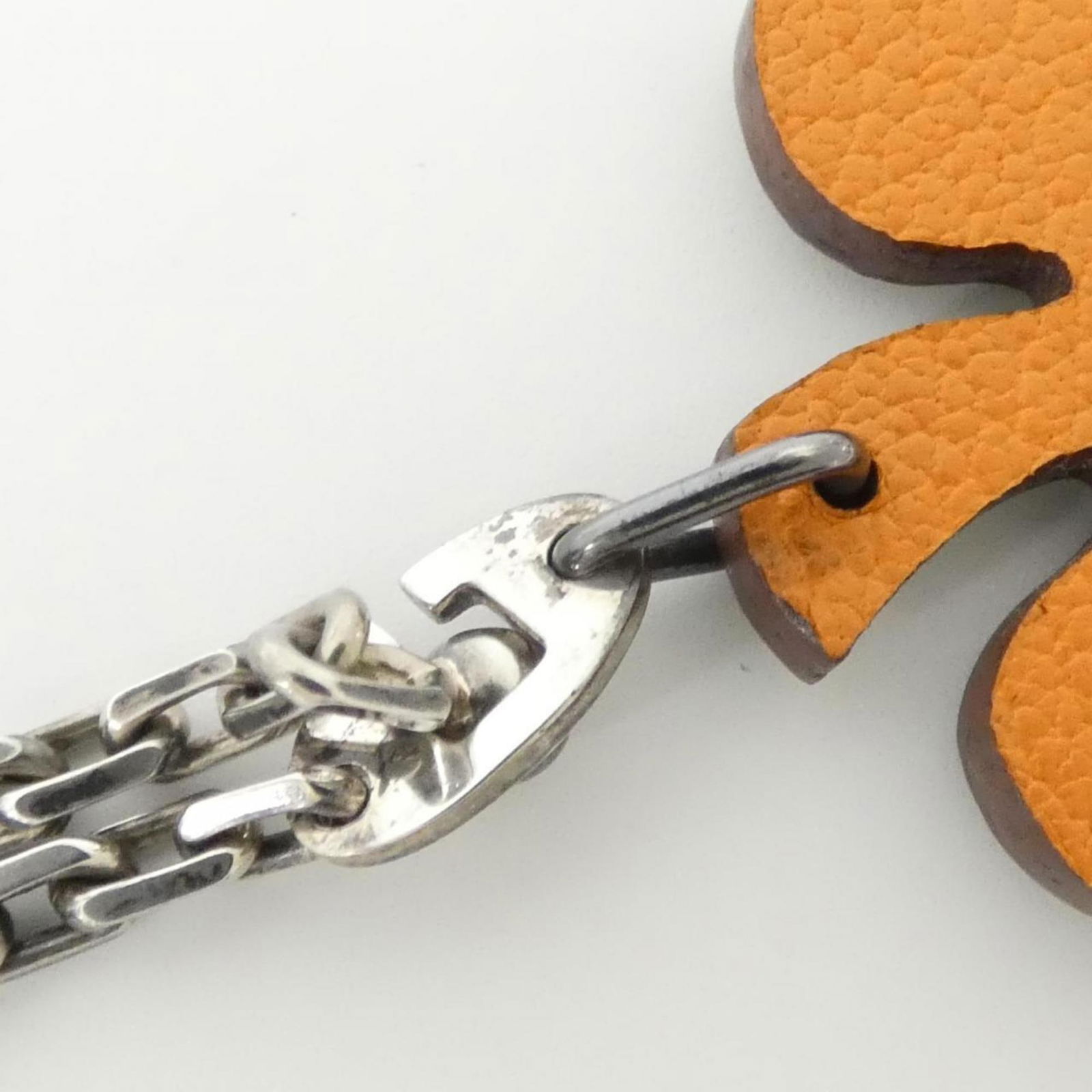 Leather Hermes Keyring Chevre - 5