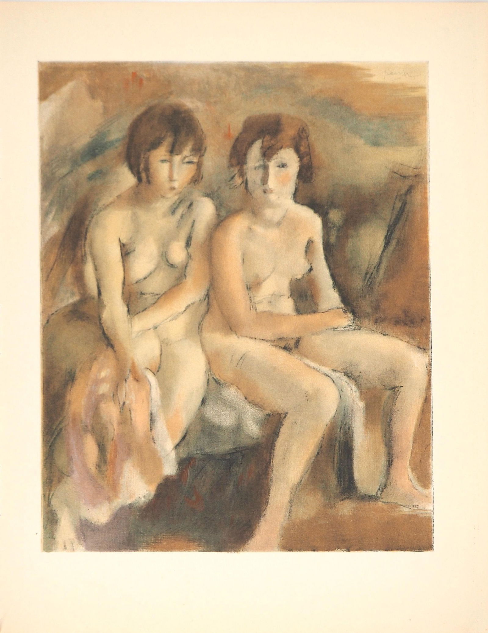 Lithograph - Jules Pascin - Deux nus - Pascin - 5