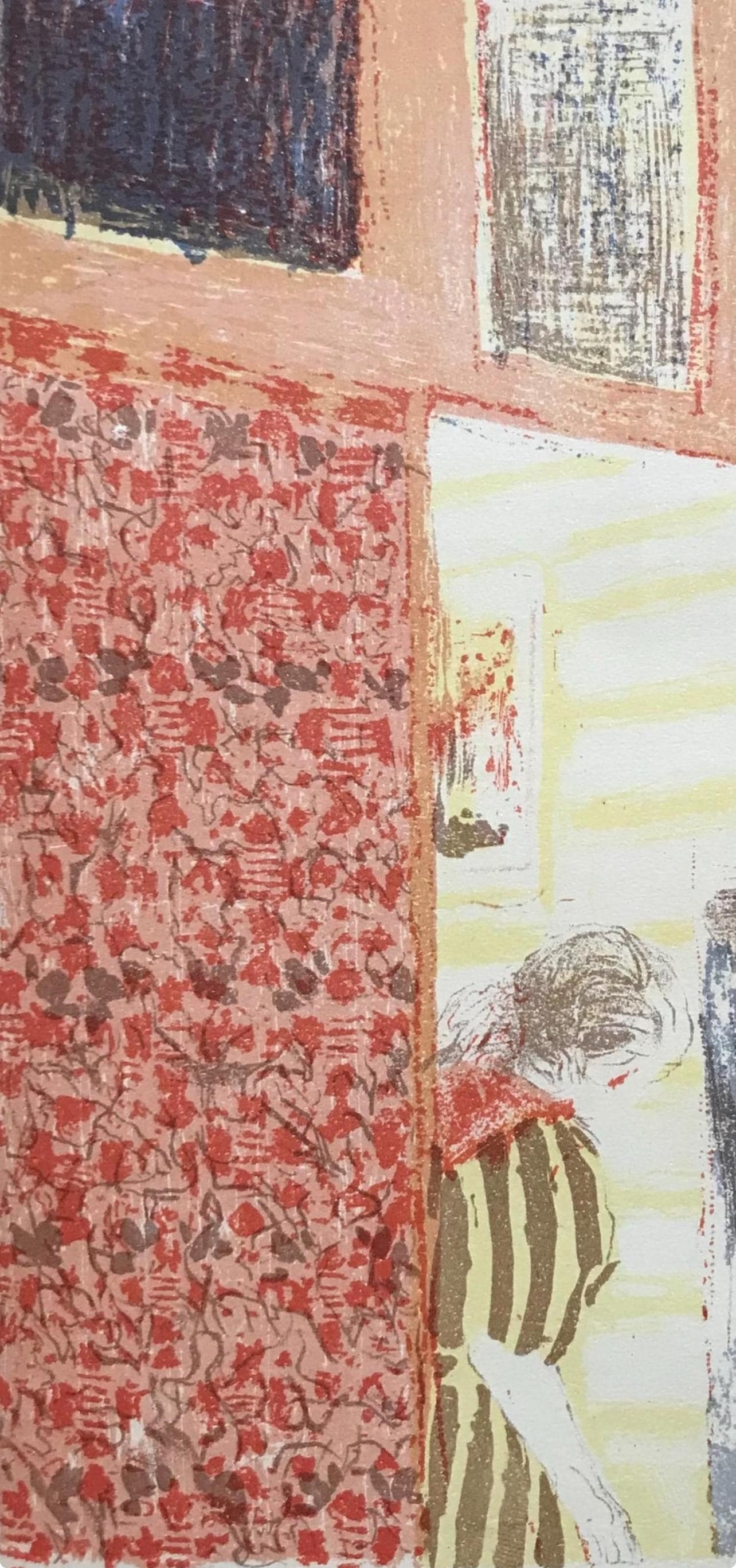 Lithograph - douard Vuillard - Intrieur aux tentures roses - L'uvre grav de Vuillard - 2