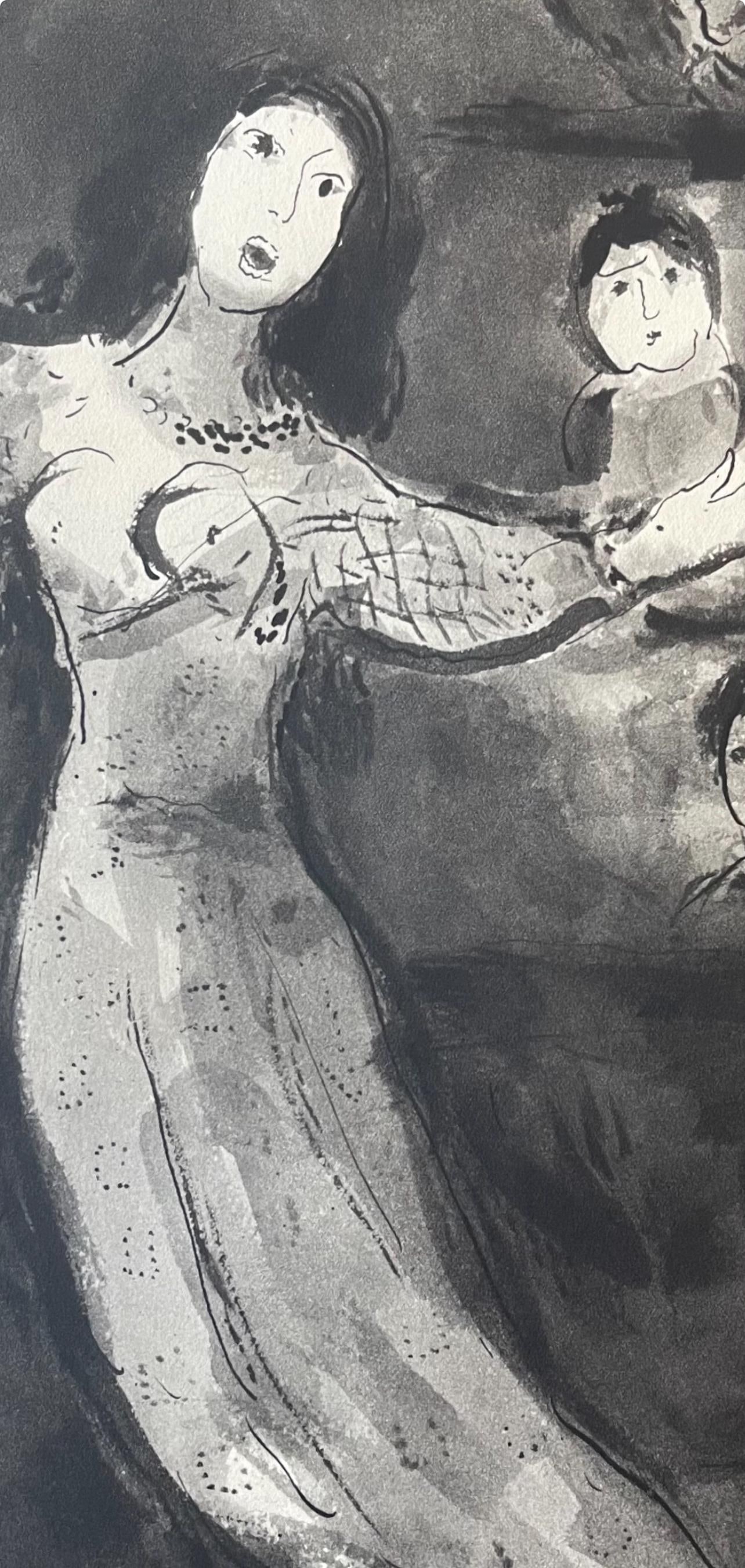 Lithograph - Marc Chagall - Composition - Contes de Boccace - Verve: Revue Artistique et Littraire - 2