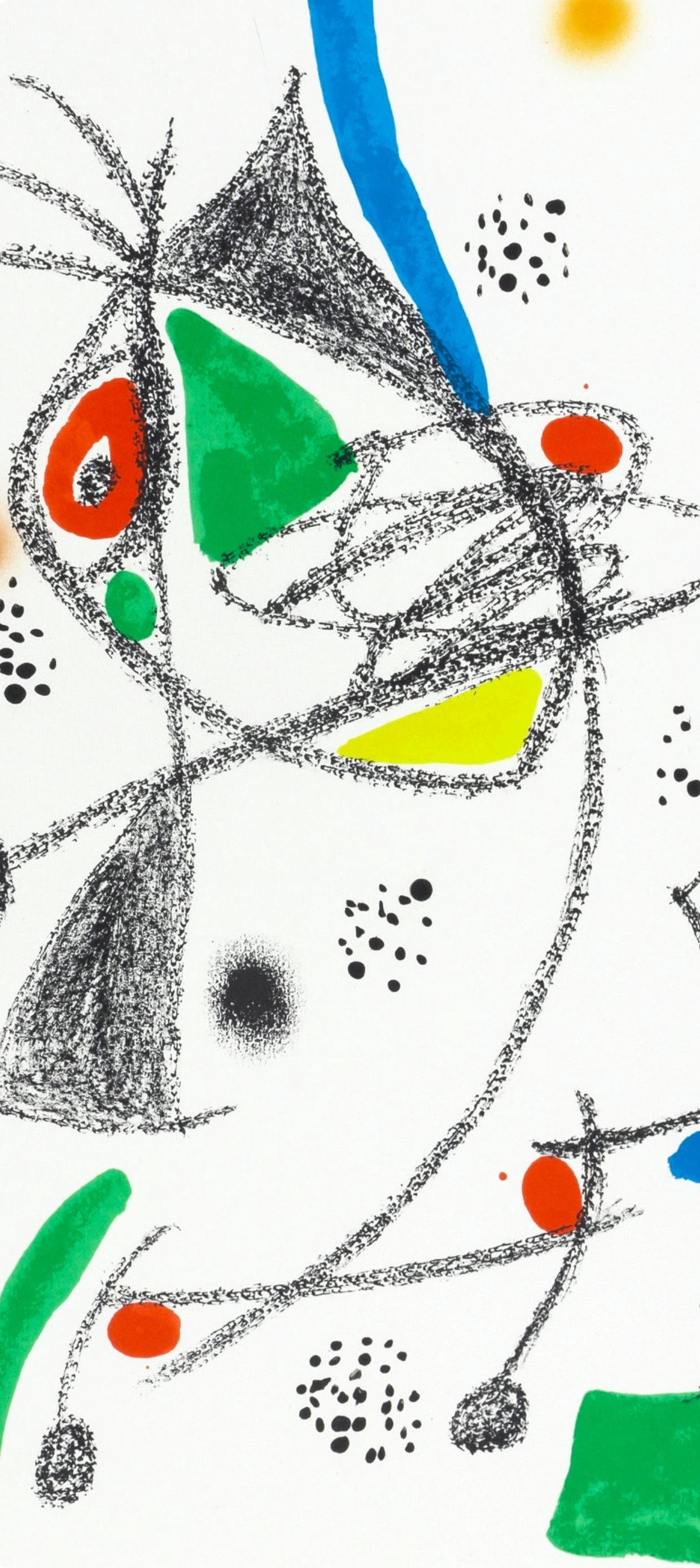 Lithograph - Joan Miro - Composition (Mourlot - 1051-1072) - Maravillas con Variaciones acrsticas - 2