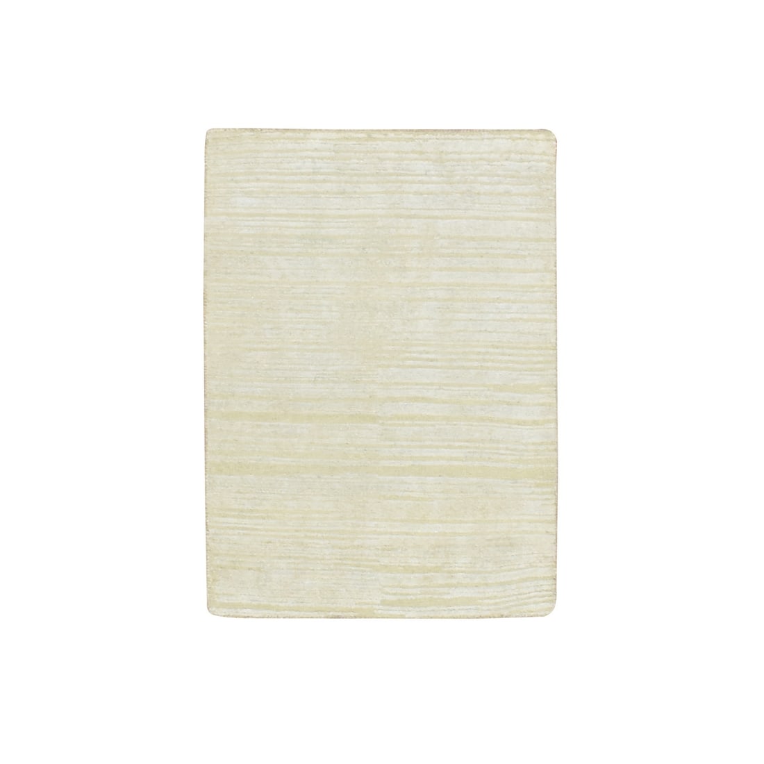 Rug 2'x3' Photon White Plain Line Design Silk with Oxidized Wool Mat: Rug 2'x3' Photon White Plain Line Design Silk with Oxidized Wool Mat This listing features Rug 2'x3' Photon White Plain Line Design Silk with Oxidized Wool Mat. Item specifics are provided below. 