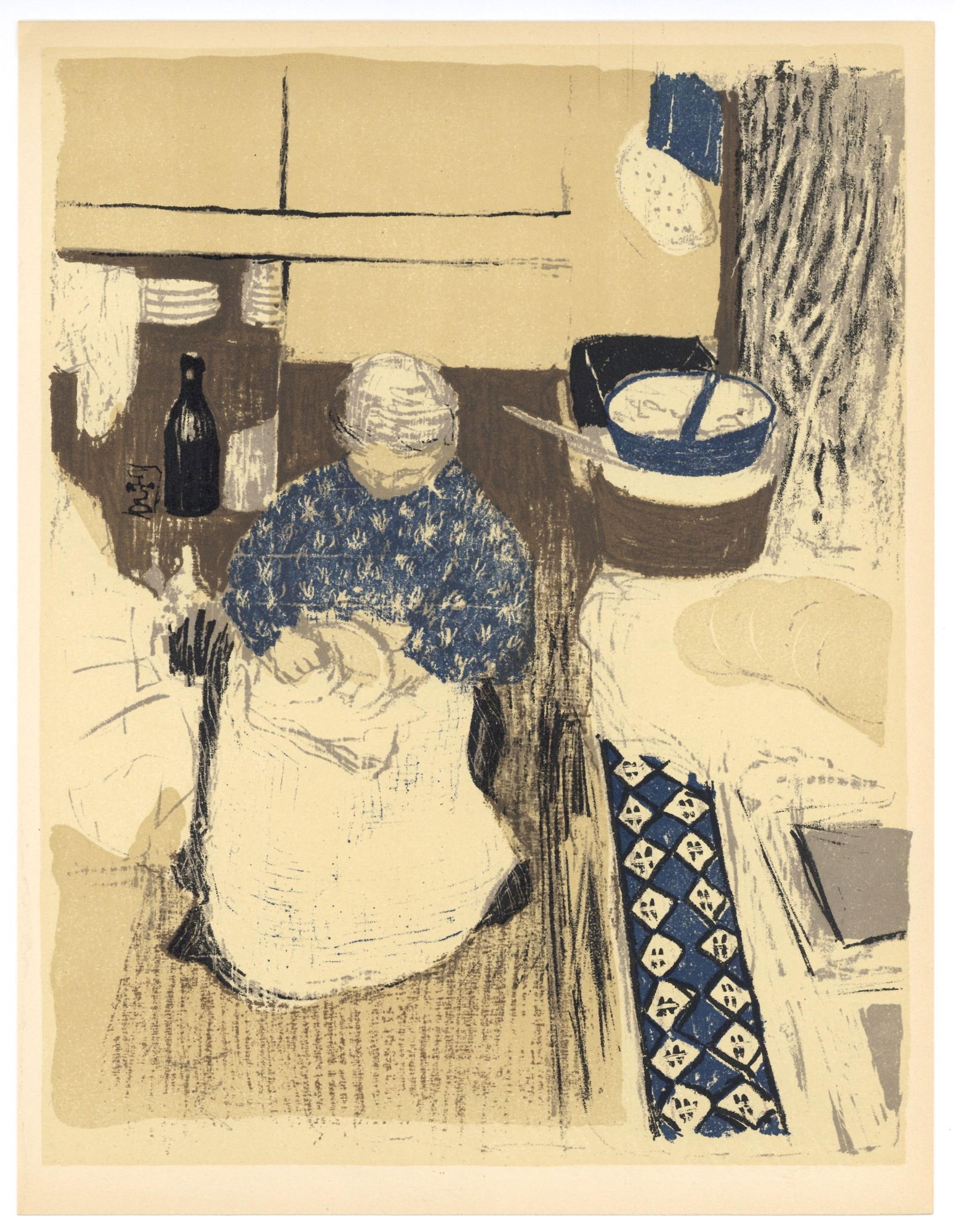 Lithograph - douard Vuillard - La Cuisiniere - L'uvre grav de Vuillard - 5