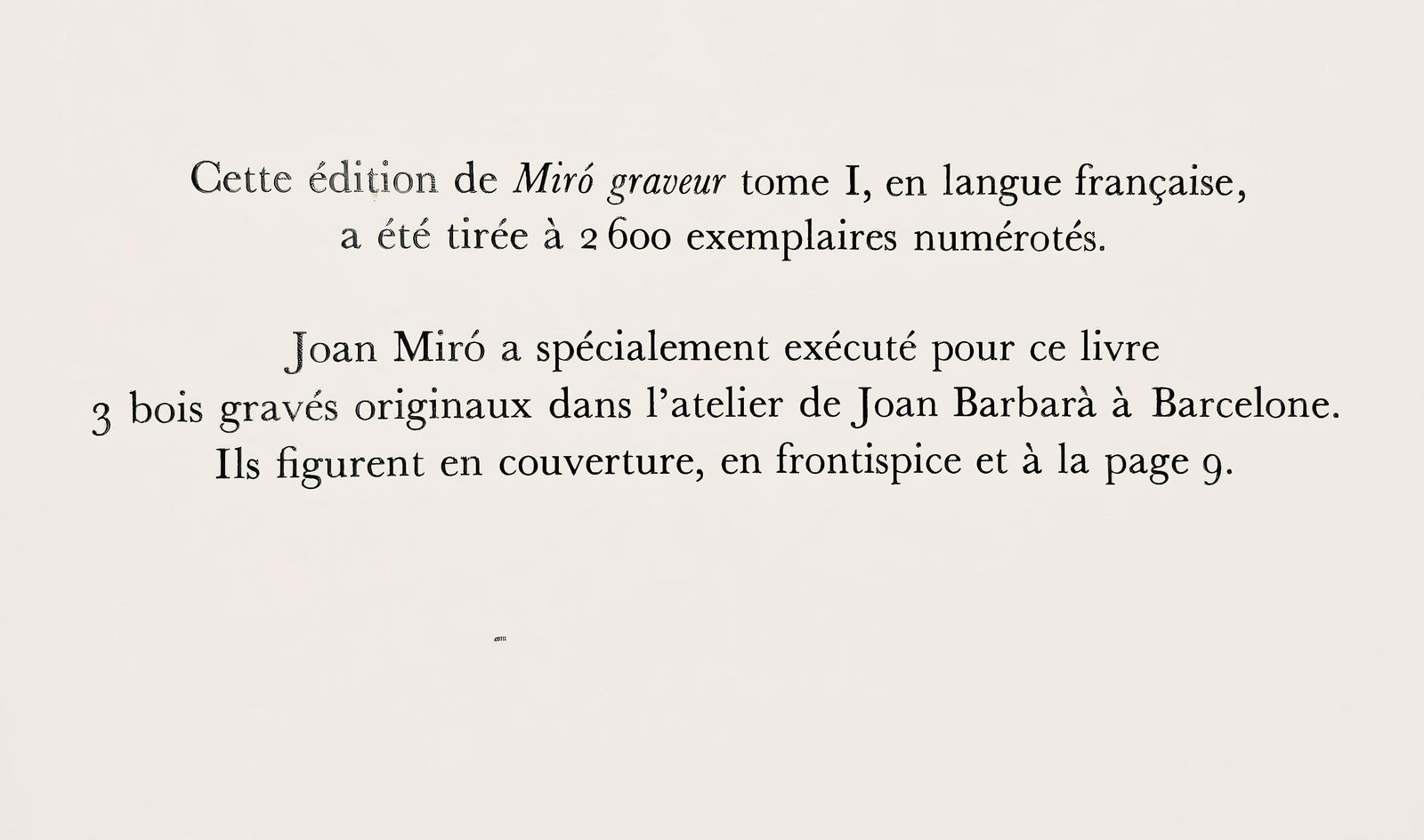 Woodcut - Joan Mir - Composition (Dupin 1290) - Mir Graveur - 7