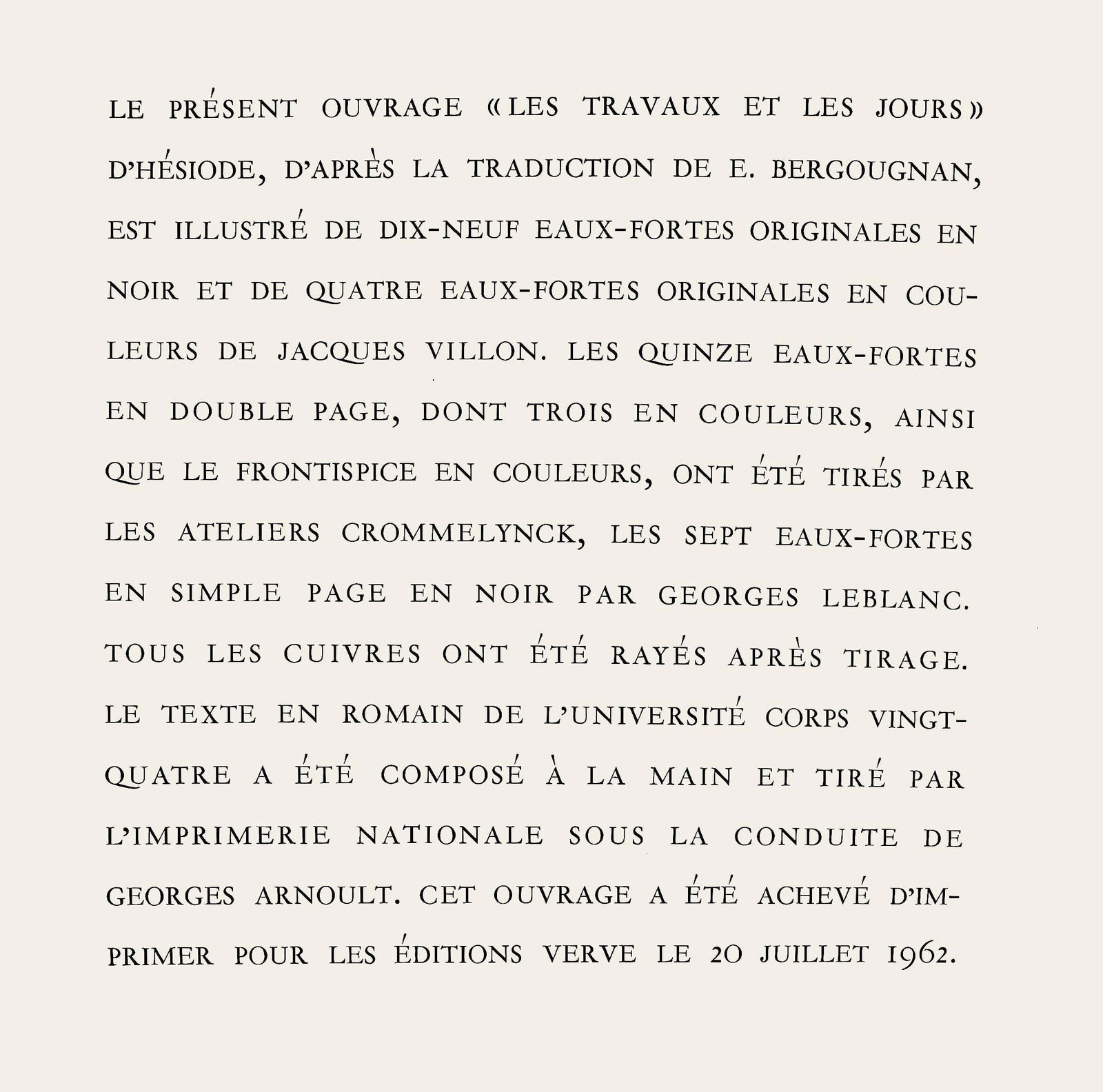 Etching - Jacques Villon - Composition (Ginestet/ Pouillon 42-64) - Hsiode - Les Travaux et les - 7