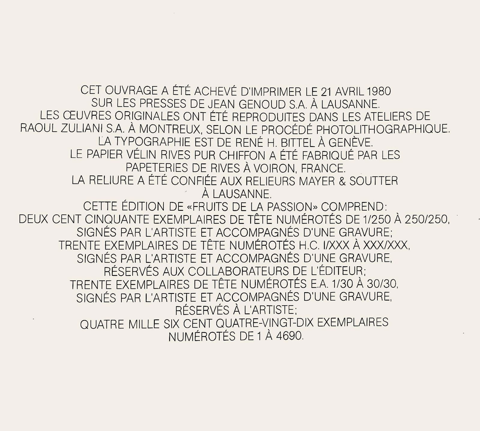 Hliogravure - Lonor Fini - Composition - Fruits de la Passion - XXe sicle - 7