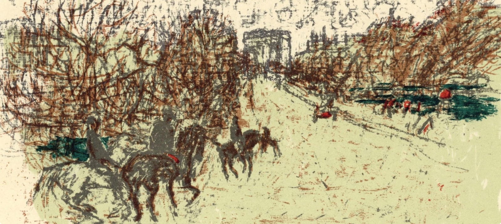 Lithograph - Pierre Bonnard - Arc de Triomphe - Bonnard Lithographe - 2