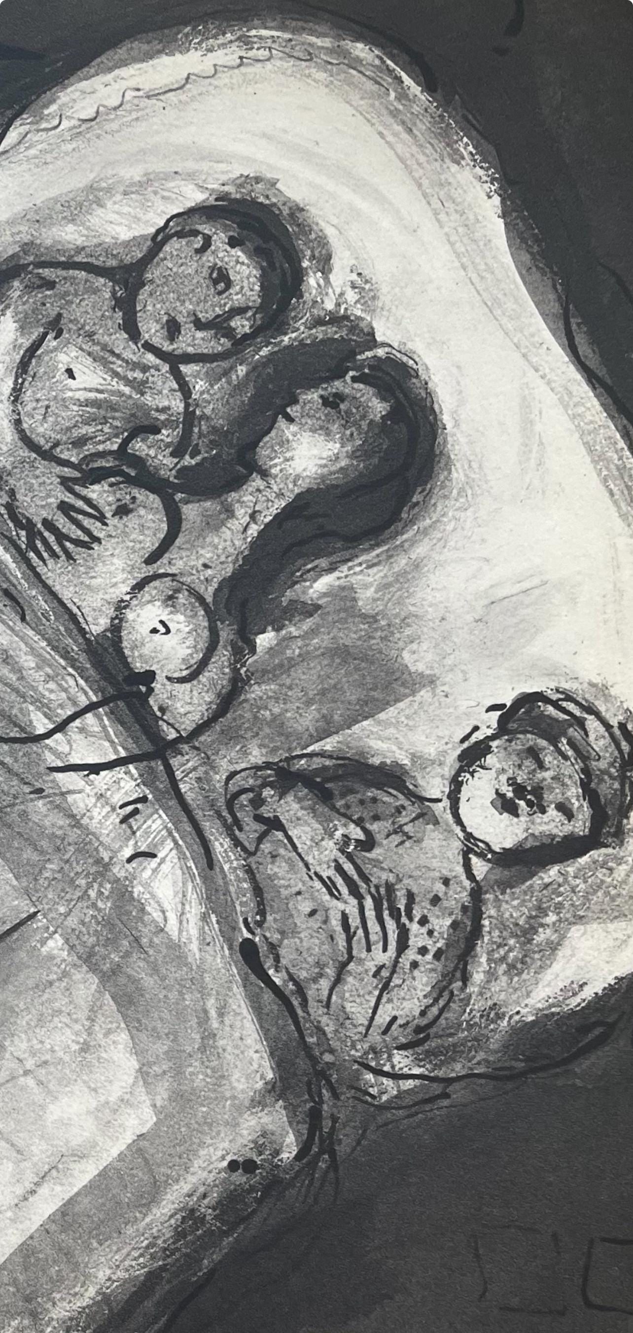 Lithograph - Marc Chagall - Composition - Contes de Boccace - Verve: Revue Artistique et Littraire - 2