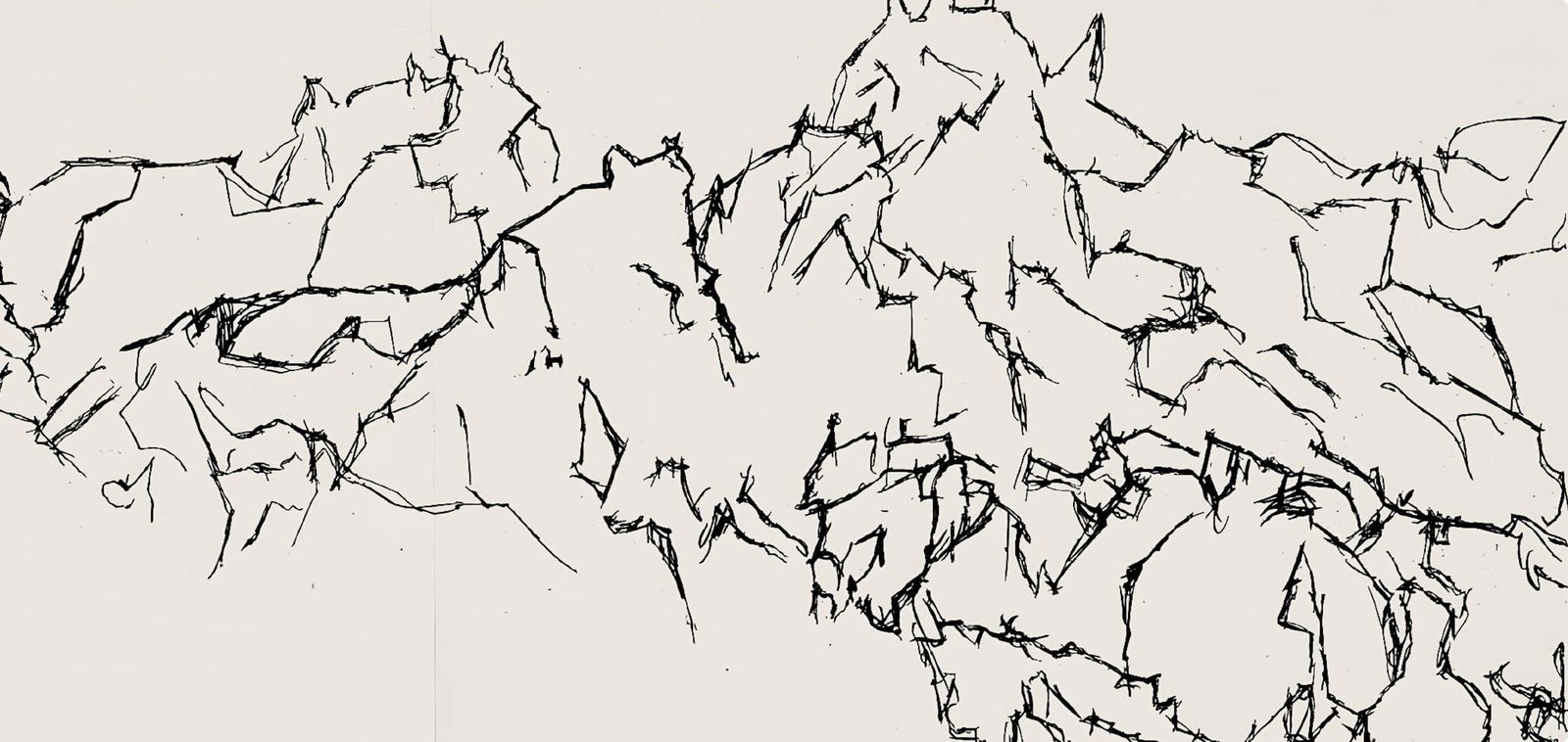 Etching - Jacques Villon - Composition (Ginestet/ Pouillon 42-64) - Hsiode - Les Travaux et les - 2