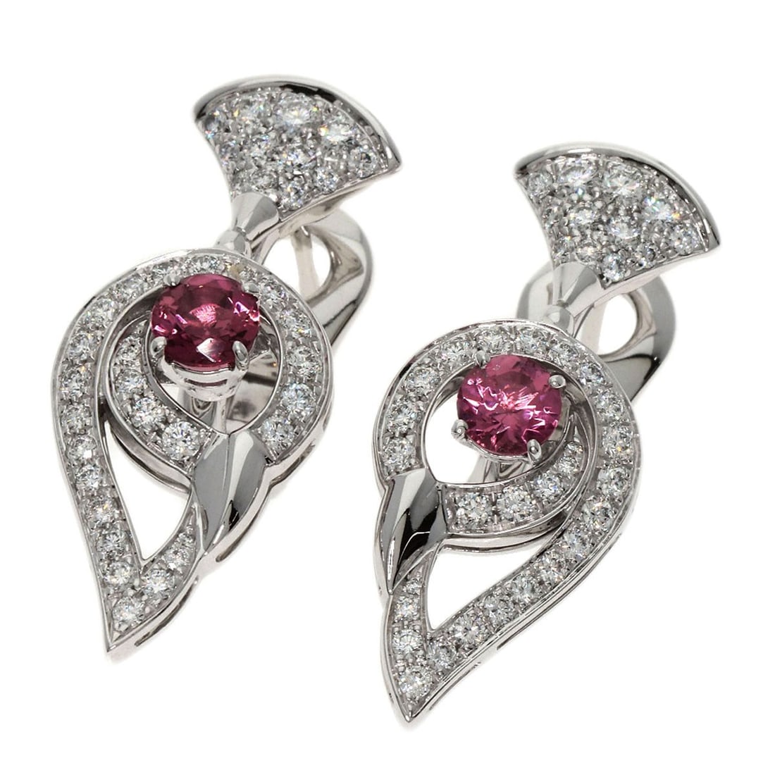 Gold BVLGARI Diva Dream Tourmaline Diamond earring K18 White: Gold BVLGARI Diva Dream Tourmaline Diamond earring K18 White This listing features Gold BVLGARI Diva Dream Tourmaline Diamond earring K18 White. Item specifics are provided below. Item Specifics: